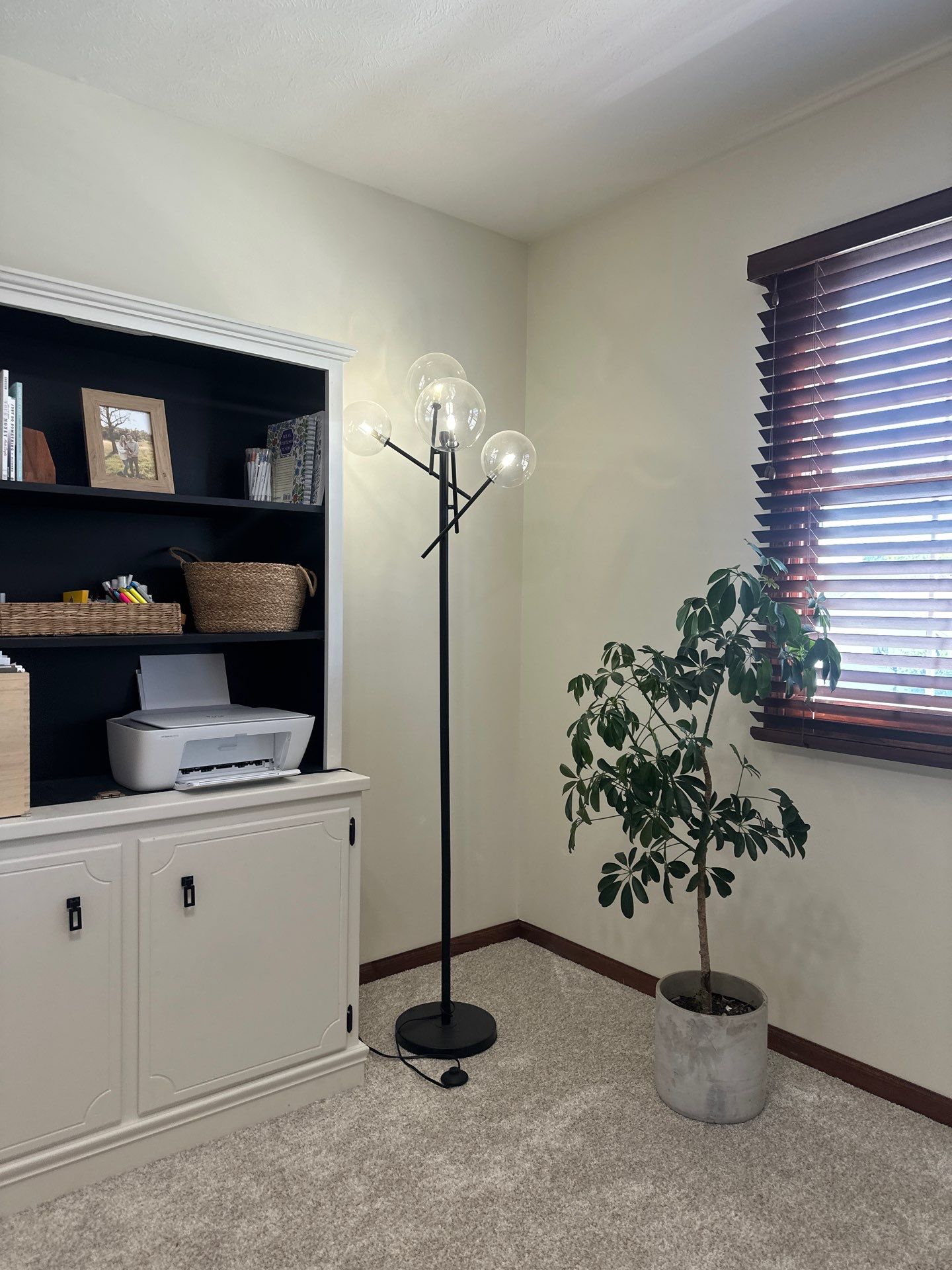 Lincoln Home Office Renovation with Custom Blinds and Trim by CompanyCam Sales Demo