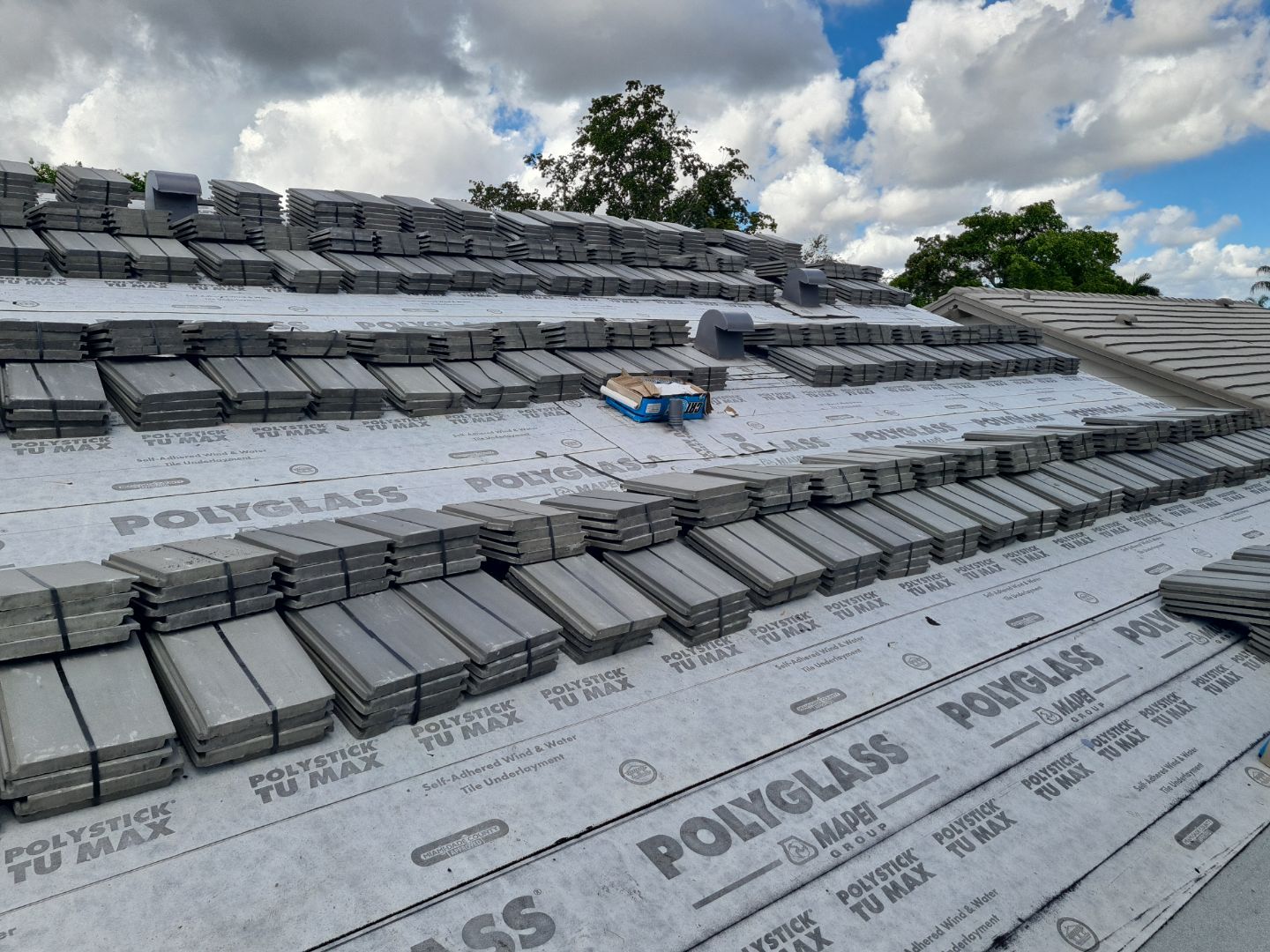 Residential Roofing Installation using Eagle Roofing Tile by BLUES BROTHERS ROOFING