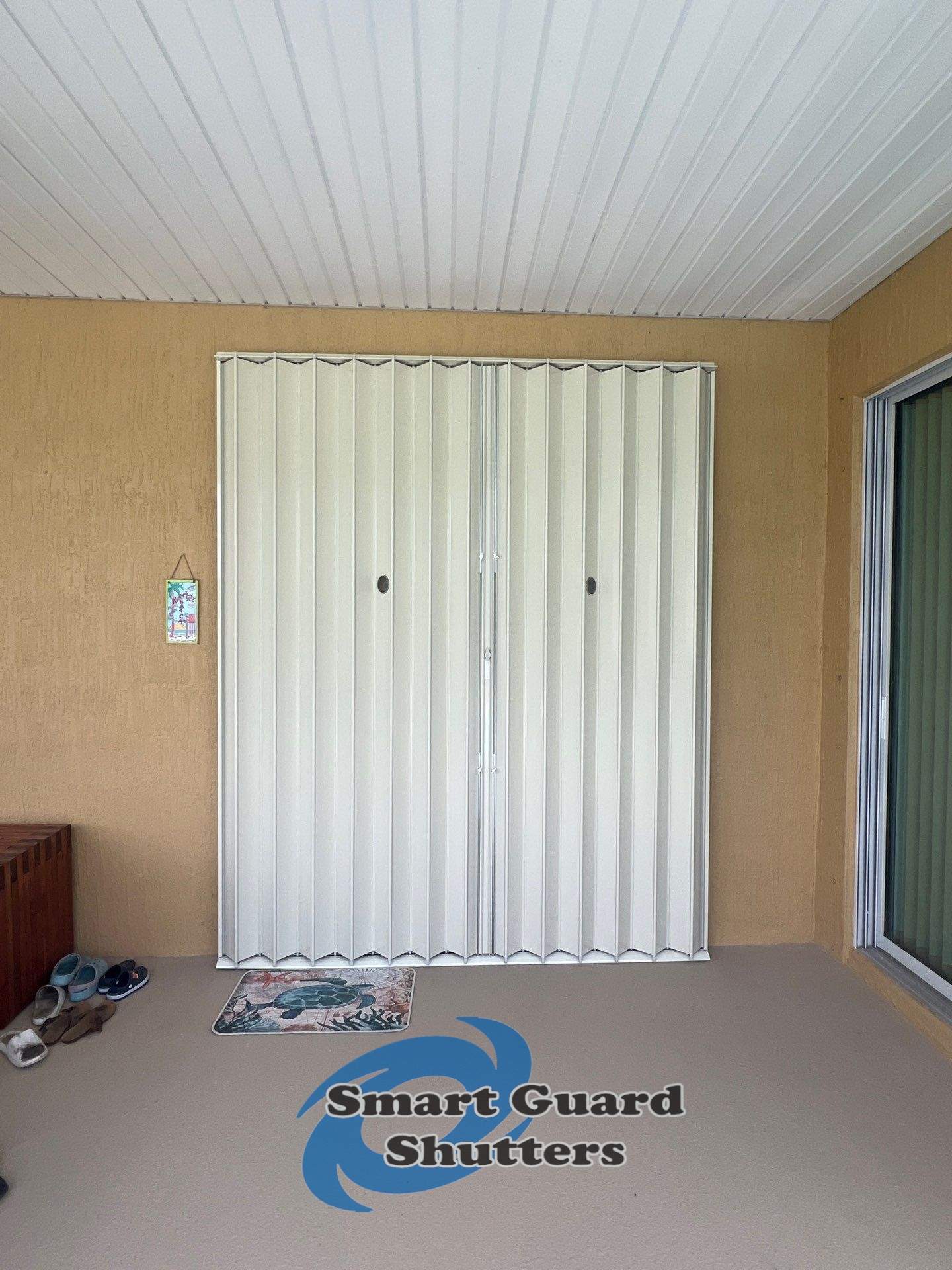 Hurricane Protection in Ivory by Smart Guard Shutters