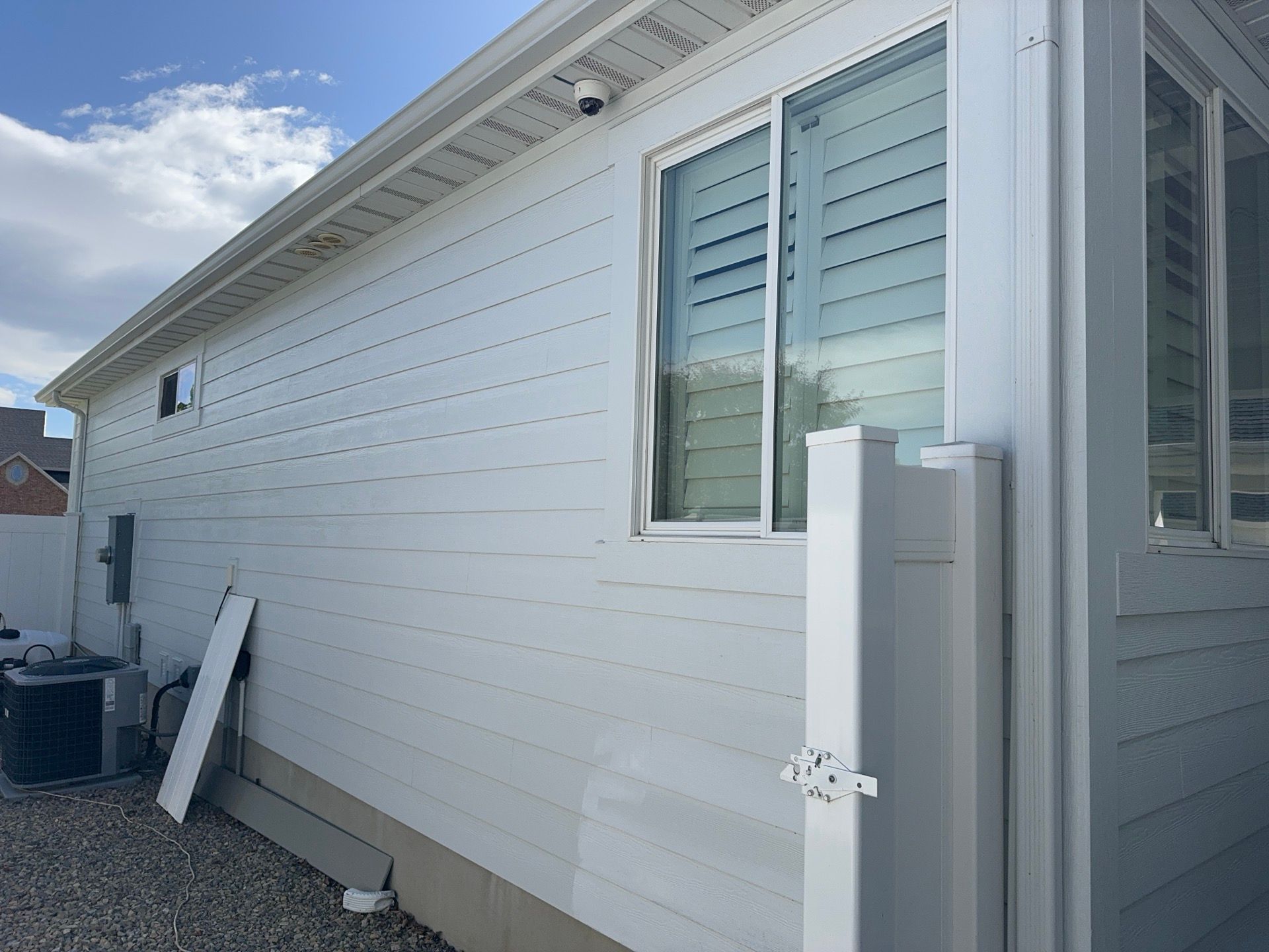 Spanish Fork | Crisp Hardie Replacement & Custom Columns | Arctic White by Ideal Siding Utah