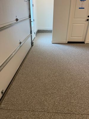 Garage Floor Coating using Creekbed
