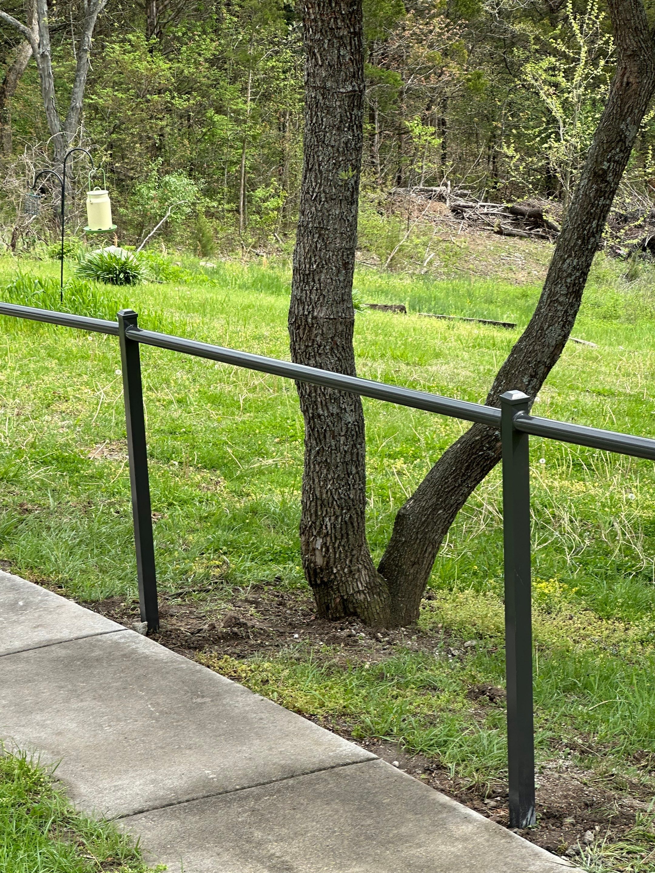 Custom 42" Round Grip Railing by Edge Rail And Screen