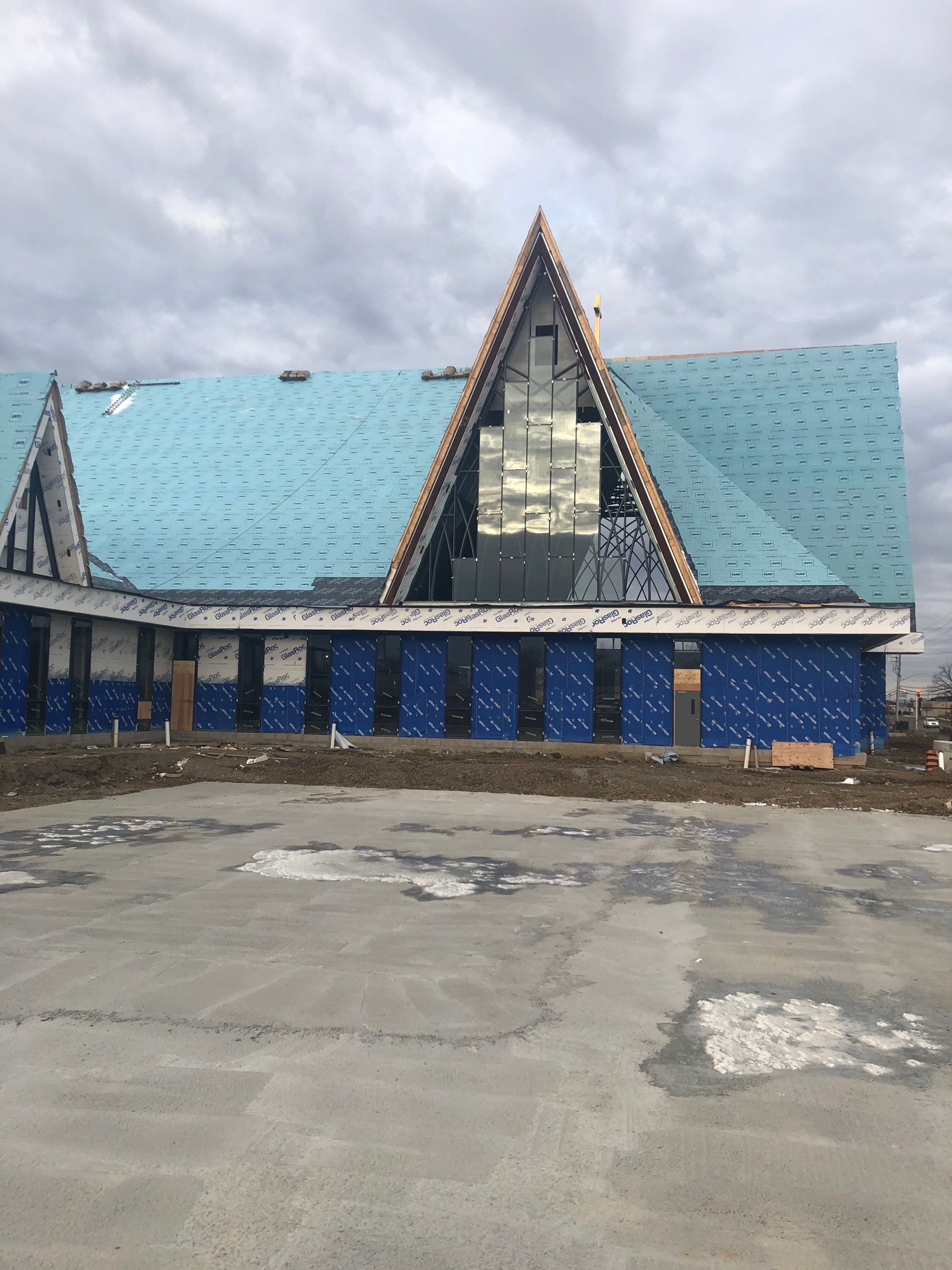 Commercial Roofing Installation using Diamond Tile Metal Shingles , Tpo Flat Roof by Jay Carter Roofing & Sheet Metal