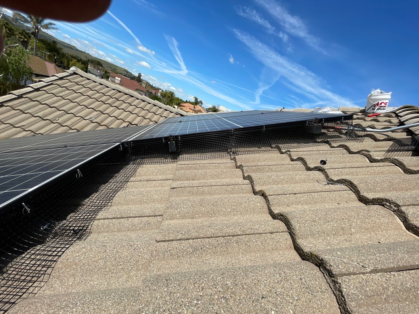 Solar Panel Bird Proofing-Morgan Hill by All One Solar Shine
