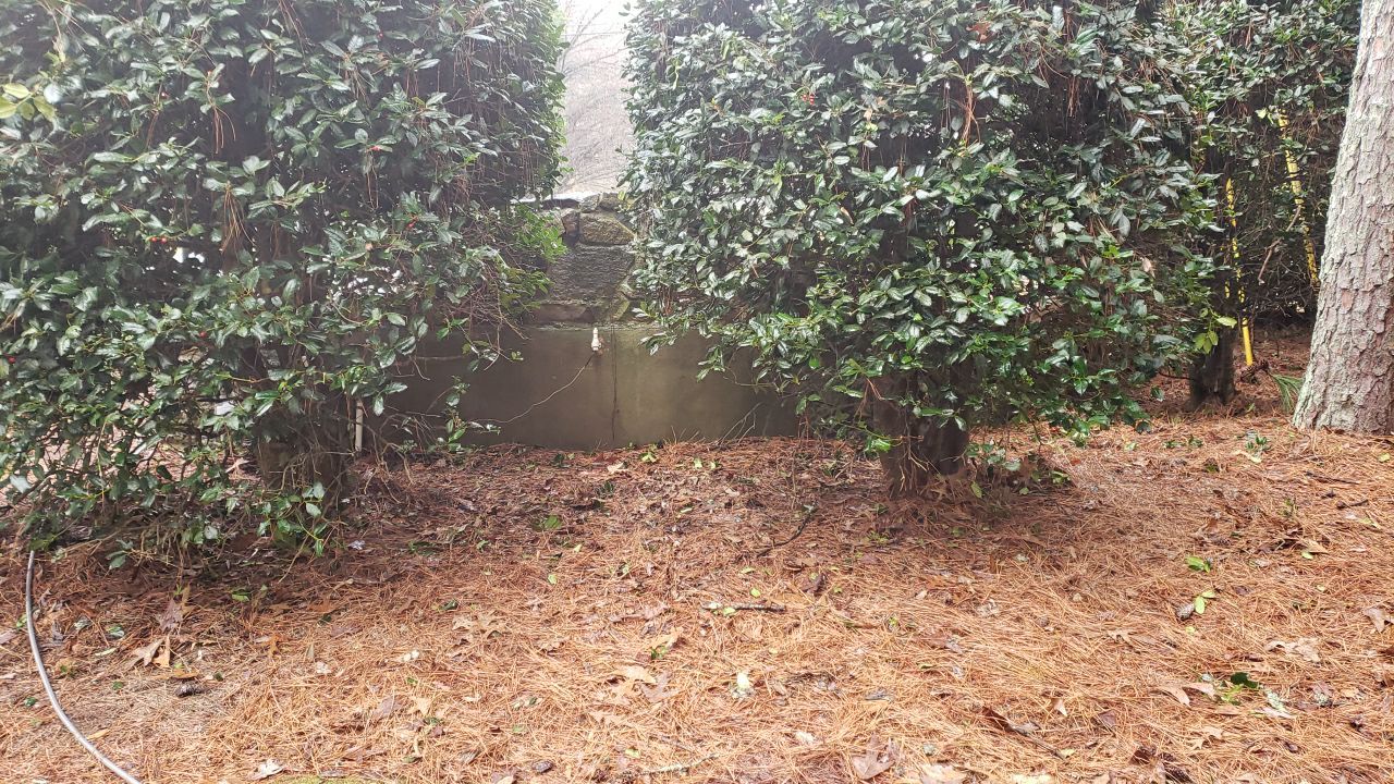 Neighberhood entrance sign cleaing using cleaner by Power Wash Masters LLC