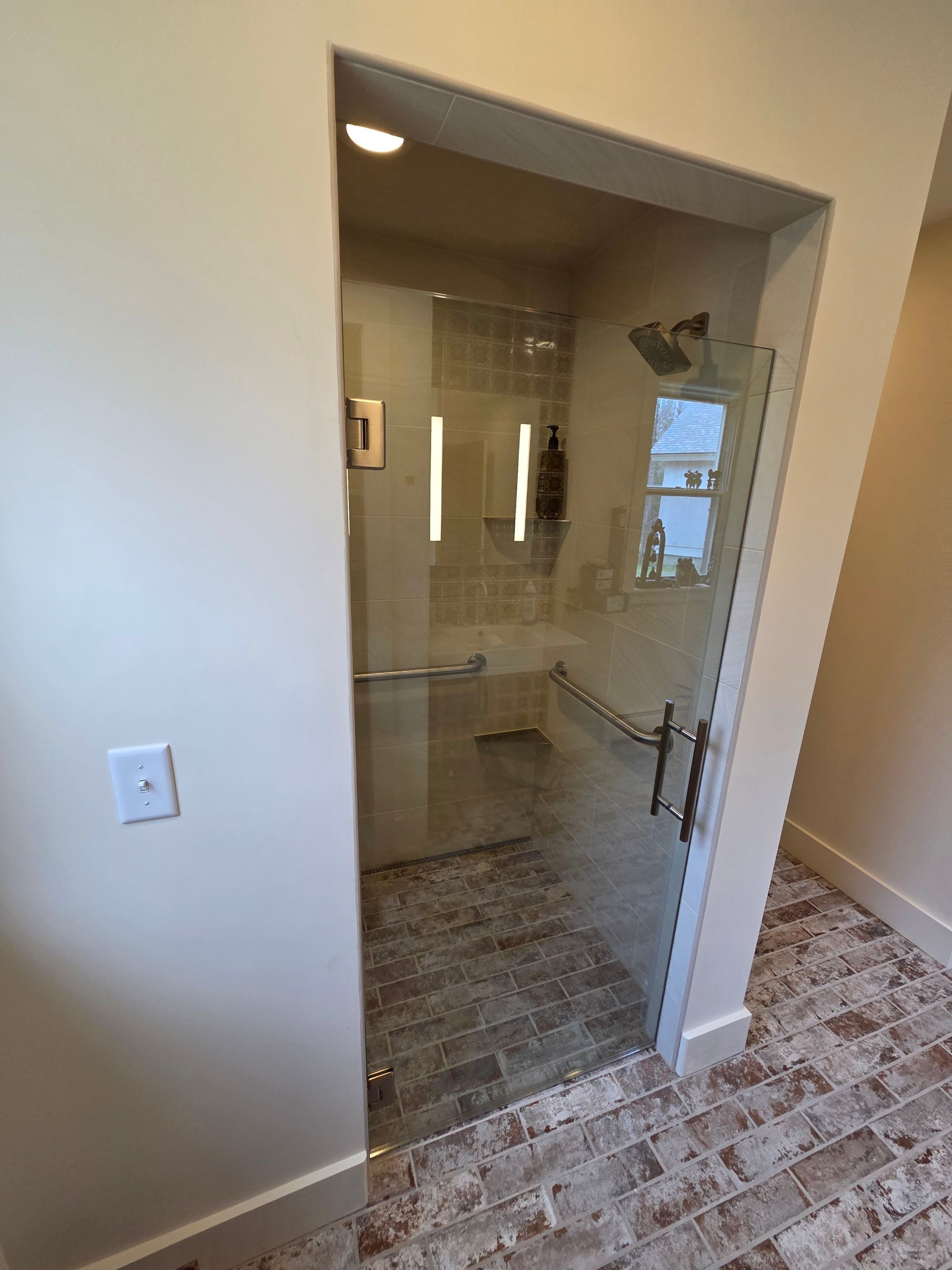 Hinged Shower Door by Cheshire Glass Company