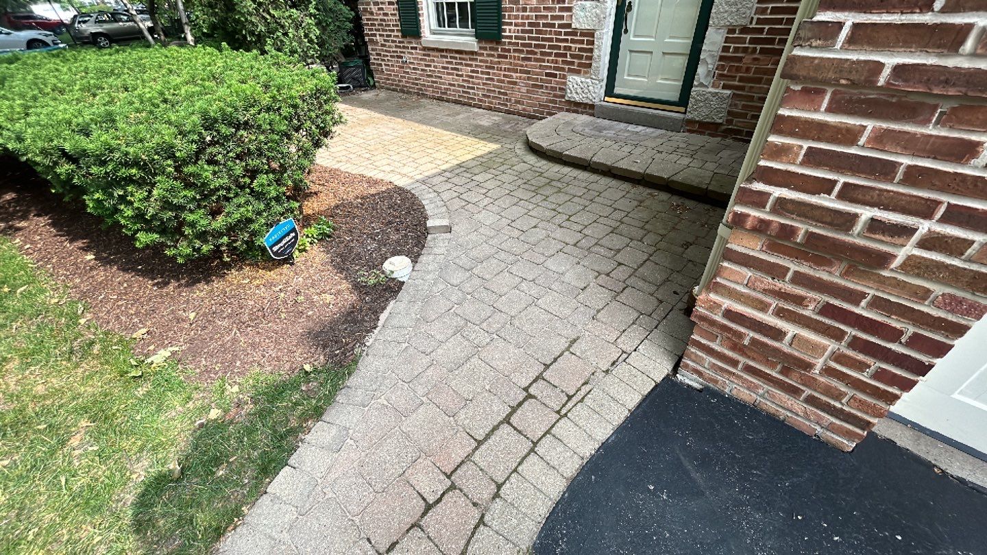 brick paver repair, clean and seal using Surebond SB-1300 by Northern Power Washing LLC.