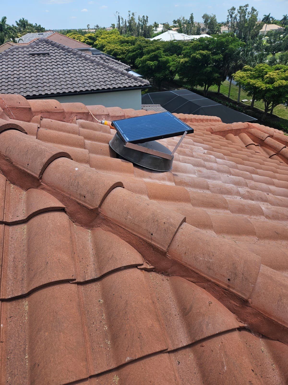 Residential Roofing Repair using Concrete Tile by Four Peaks Roofing
