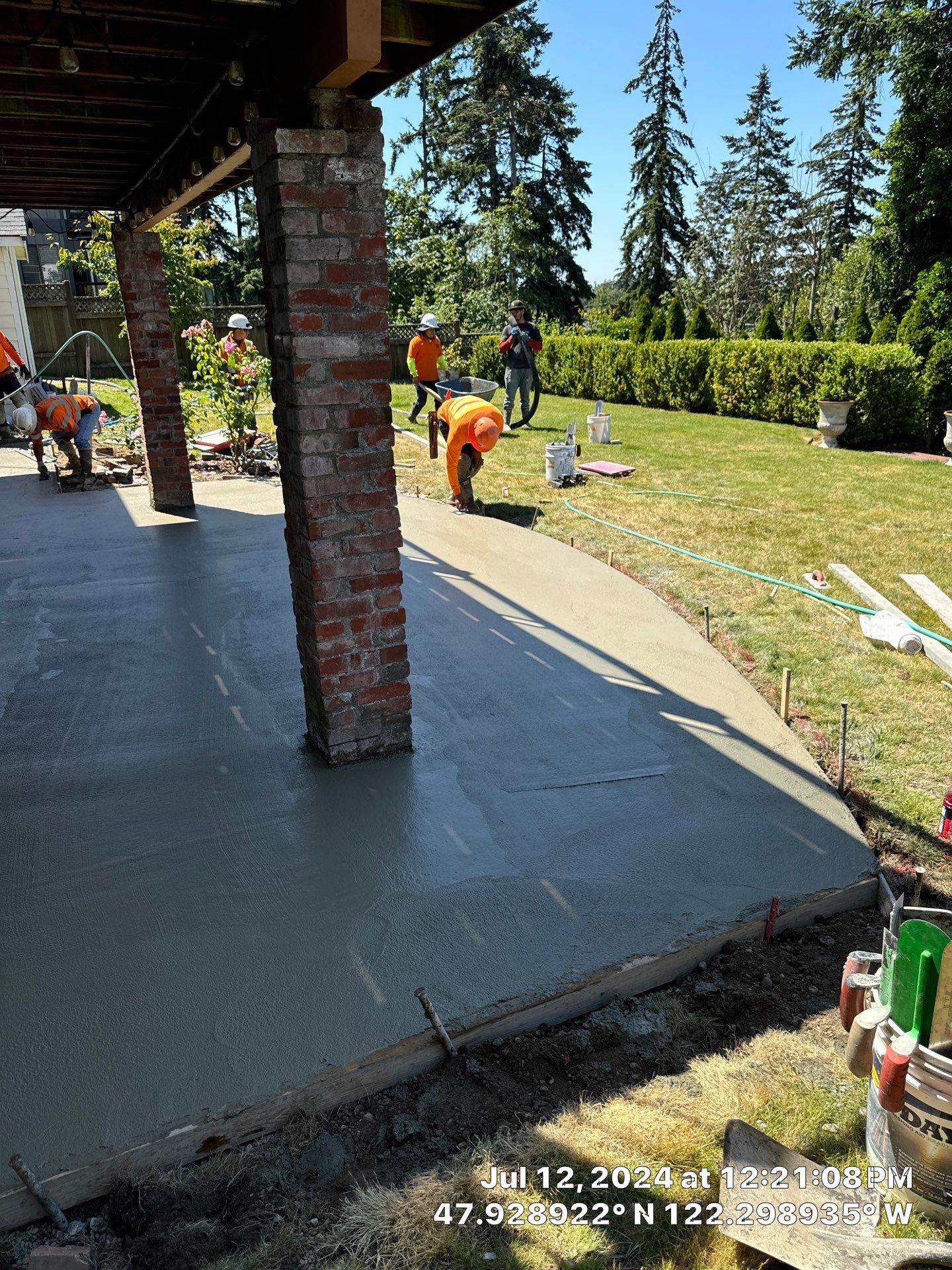 Susan | Concrete Patio by Jireh Asphalt & Concrete Inc 