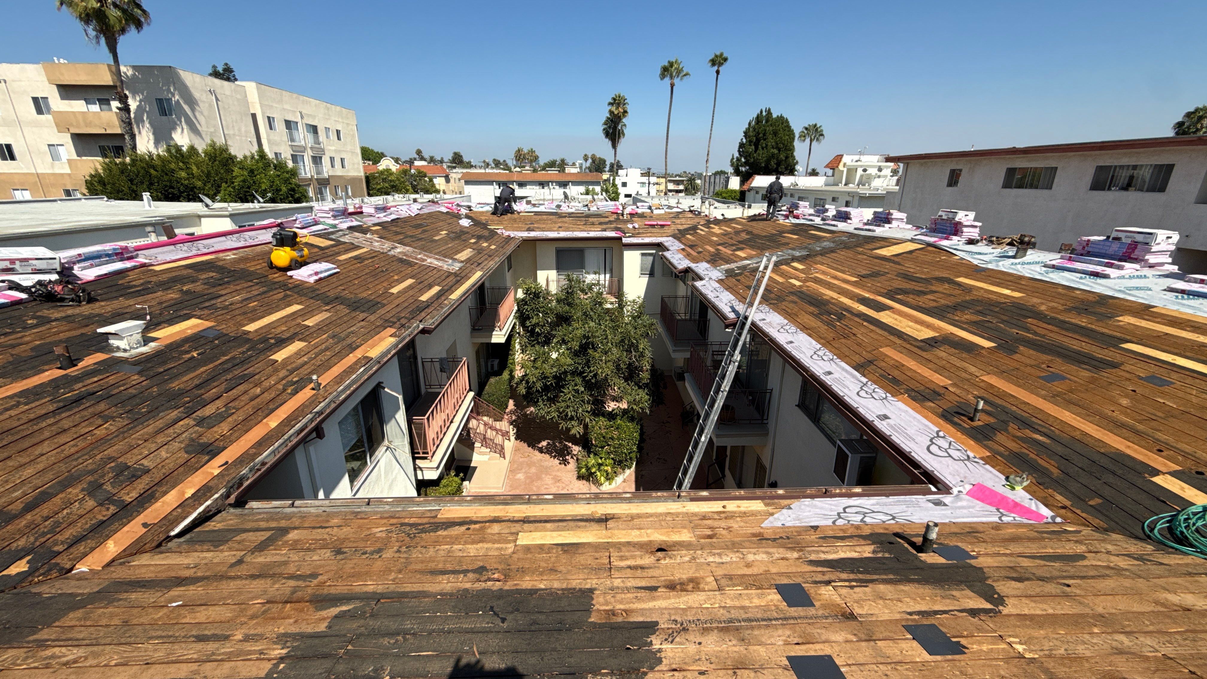 Apartment Building in Hollywood by Hull Brothers Roofing