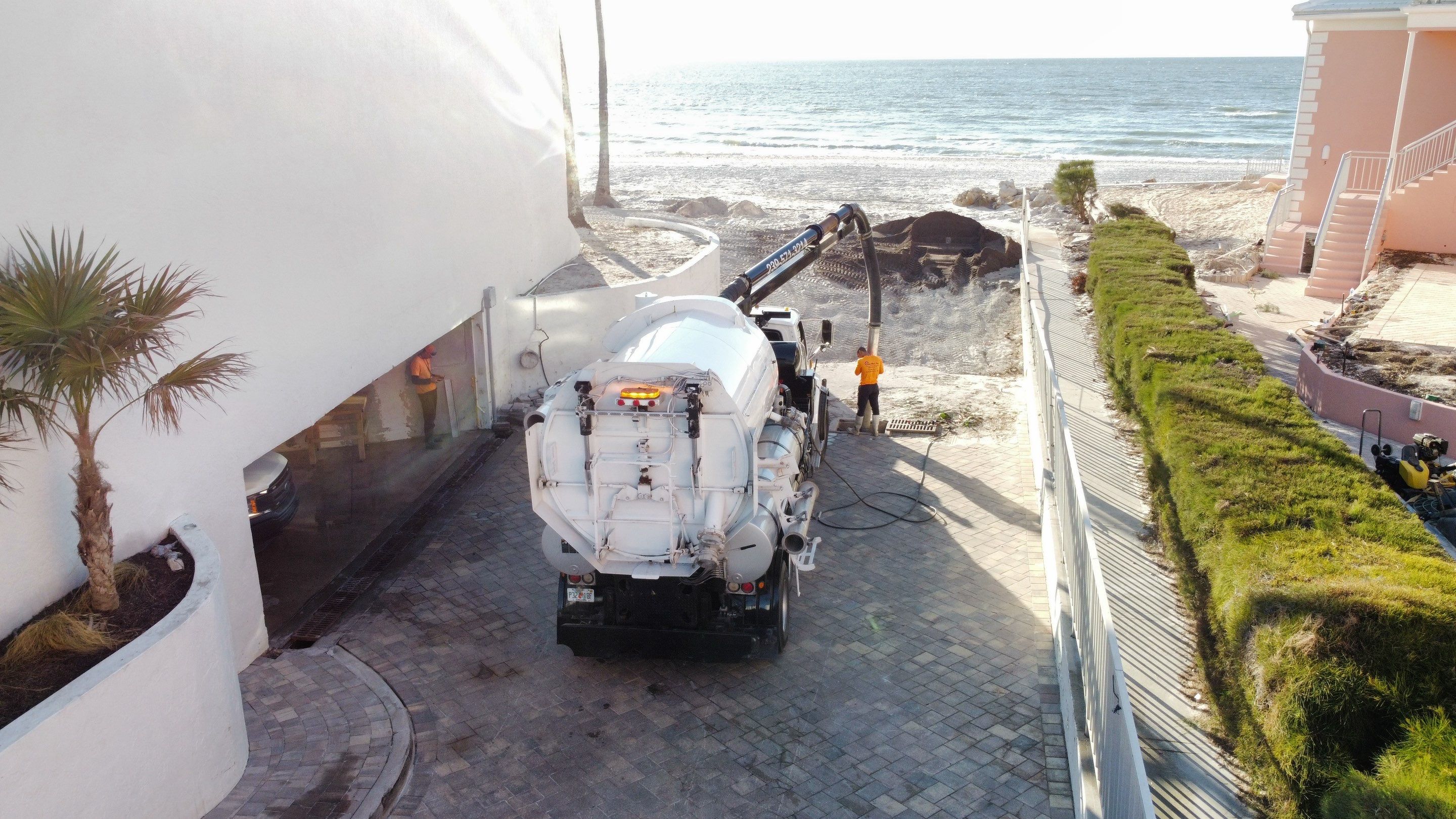 Naples Condo Complex Stormwater System Maintenance and Hurricane Cleanup by Don Mar, Inc. Storm Water Solutions