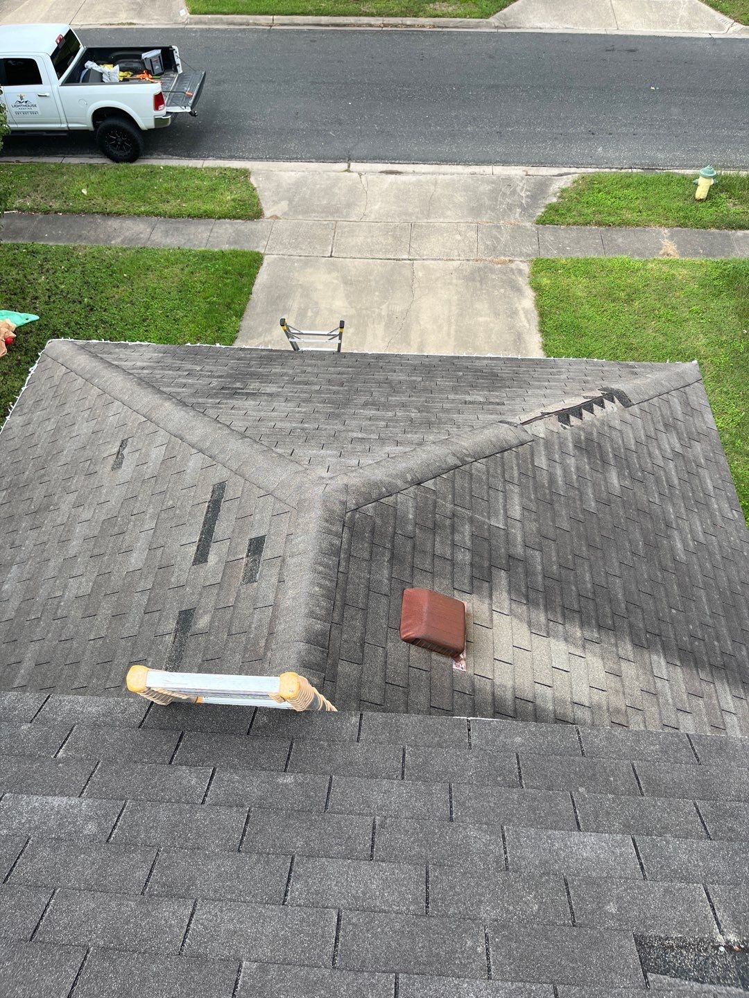 Residential Roofing Installation using GAF Natural Shadow by Lighthouse Roofing