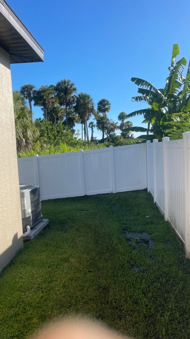 Parrish, FL 6ft. Tall White Vinyl Privacy Fence by Asap fence and gates, LLC