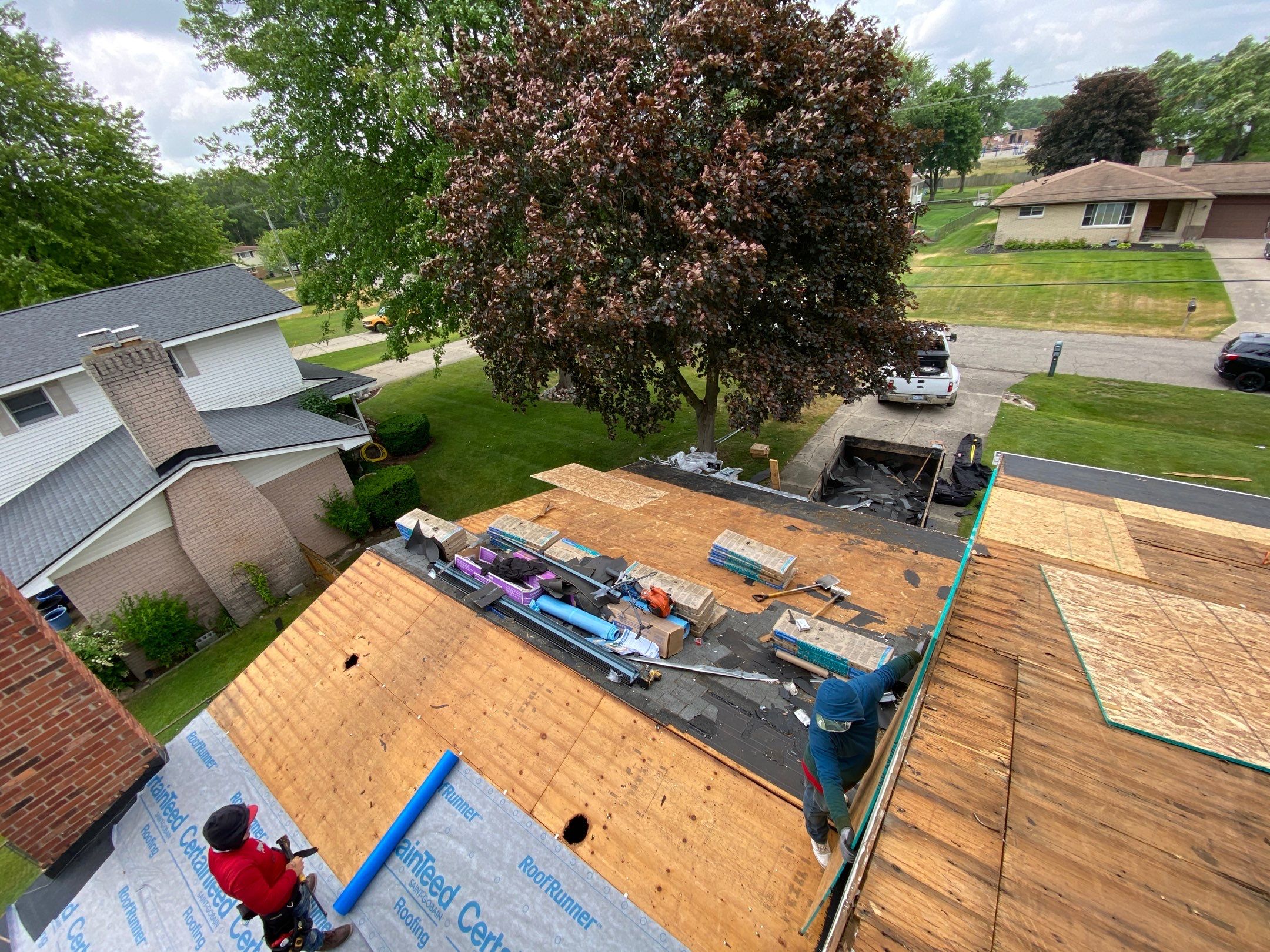 Roof Replacement using CertainTeed Landmark by 180 Contractors