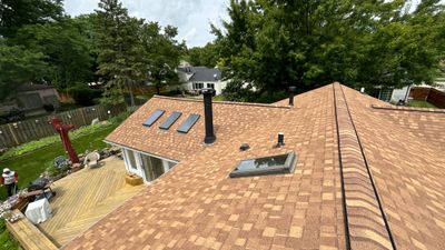 Roof Replacement using CertainTeed Landmark