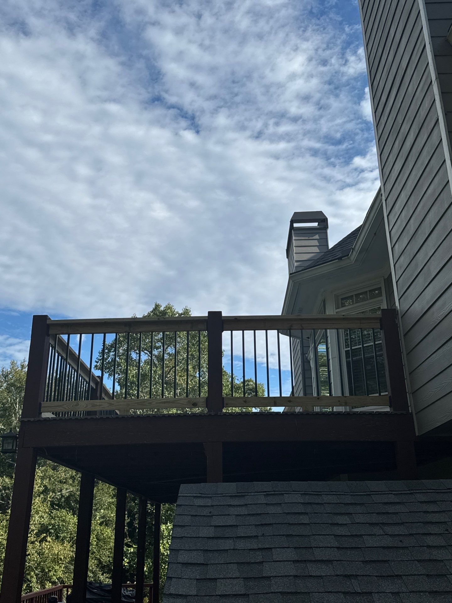 Multi-Level Composite Deck and Staircase Installation in Stonecrest by Swift Home Renovations