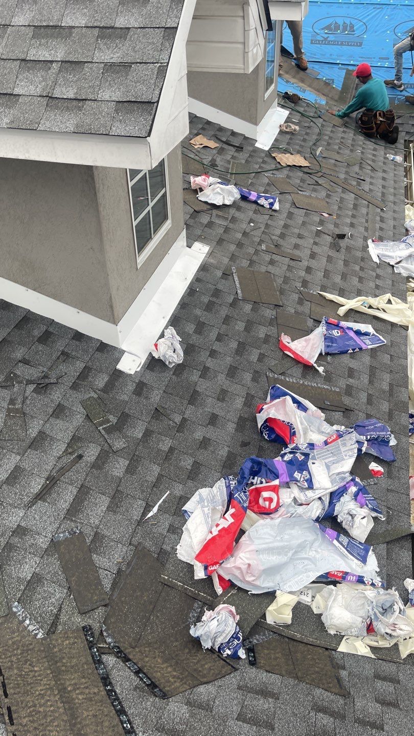 Commercial Roofing Installation using Roof Replacement by American Roofing & Construction LLC