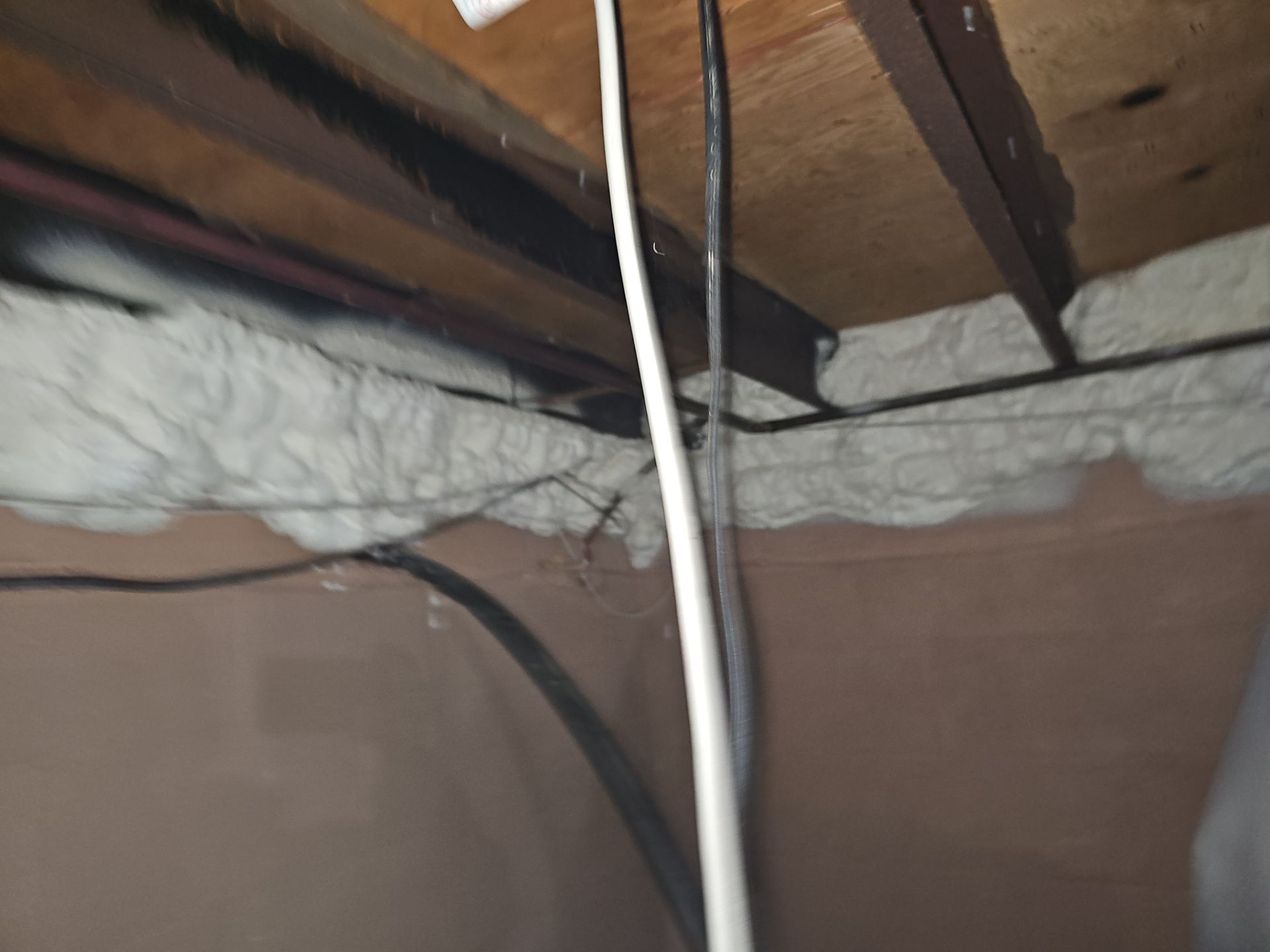 Attic Insulation using open cell spray foam by NYS Foam & Energy