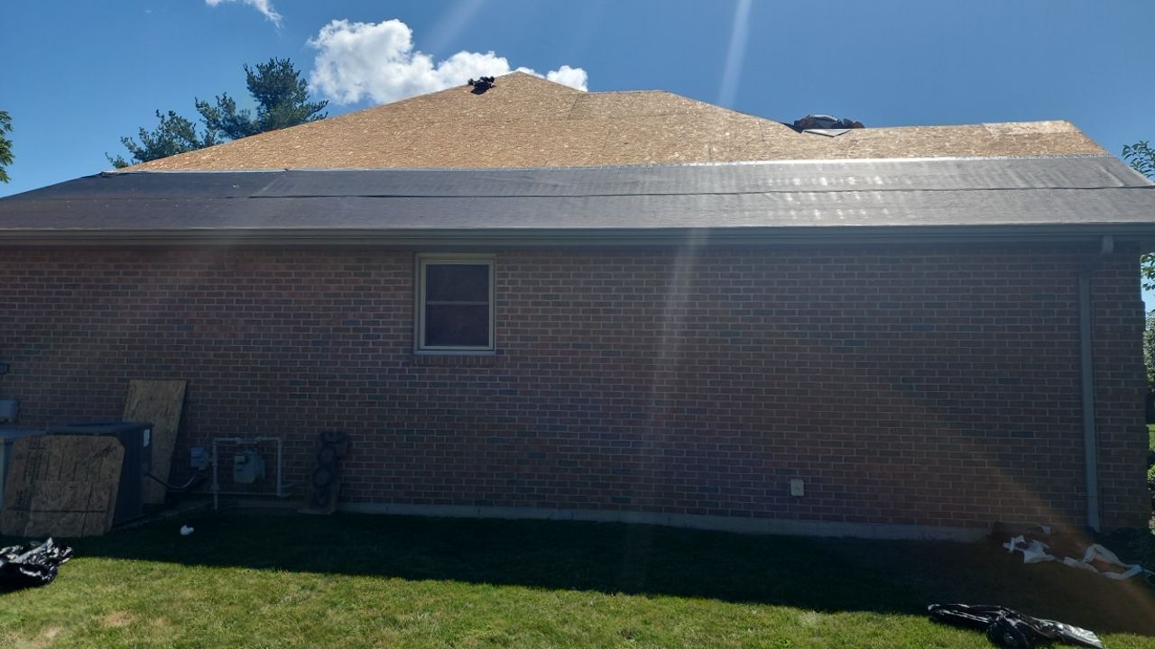 Residential Roofing Installation using GAF Timberline HDZ Weathered Wood by Nitro Roofing and Construction