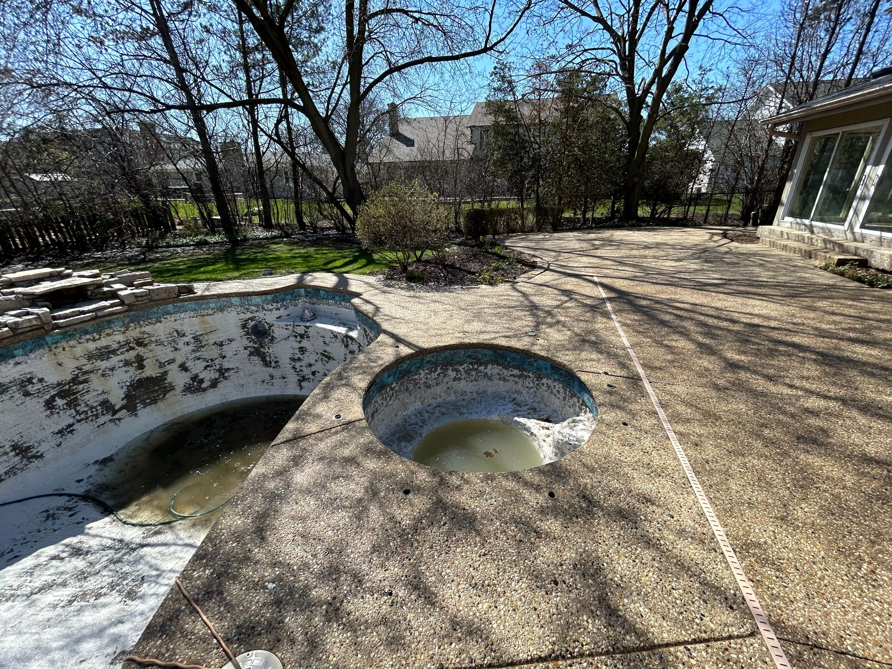 Aggregate Clean and seal using low gloss sealer by Northern Power Washing LLC.