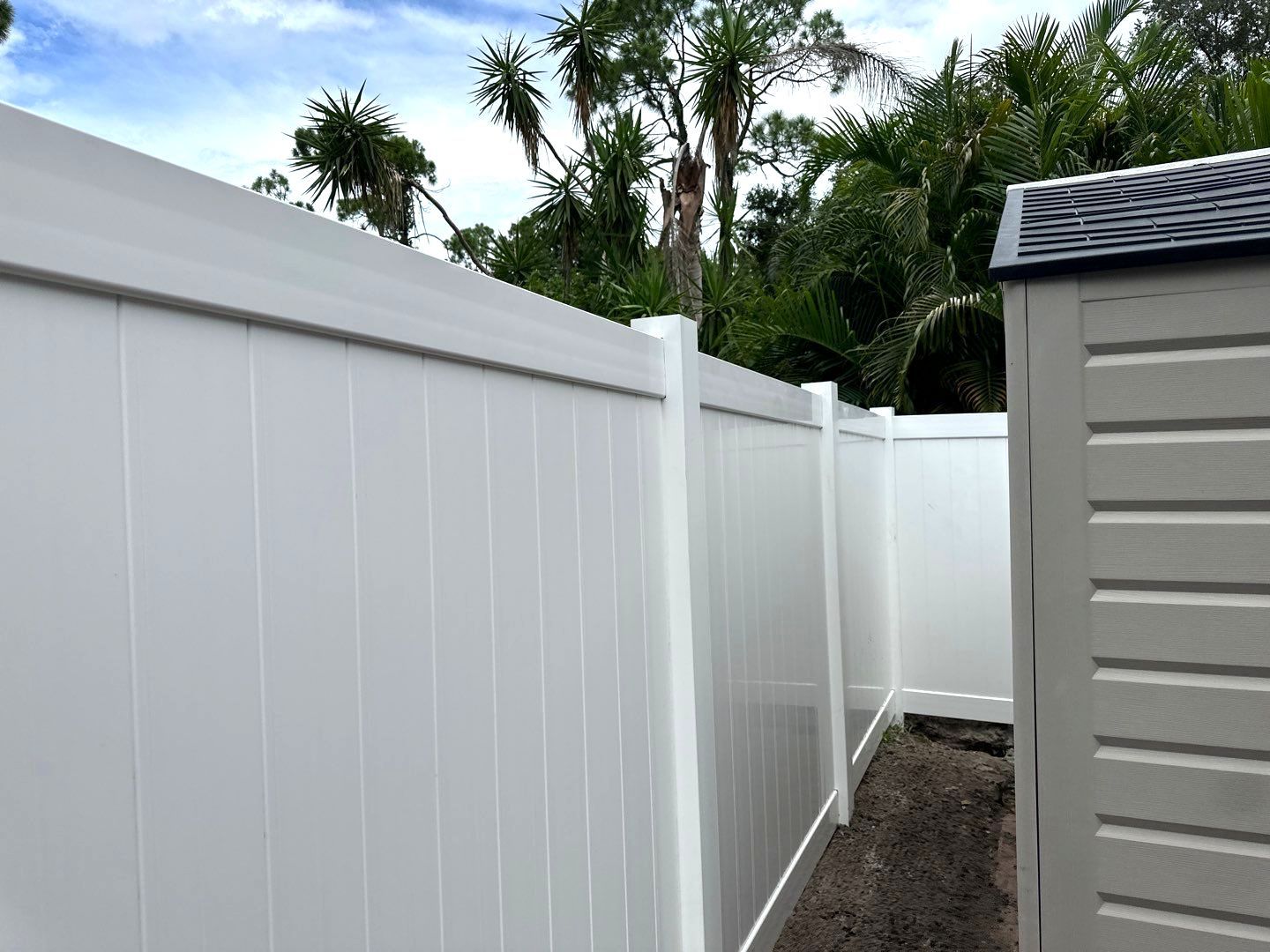 Vinyl Privacy Fence using 6Ft White Vinyl Privacy Fence by Asap fence and gates, LLC