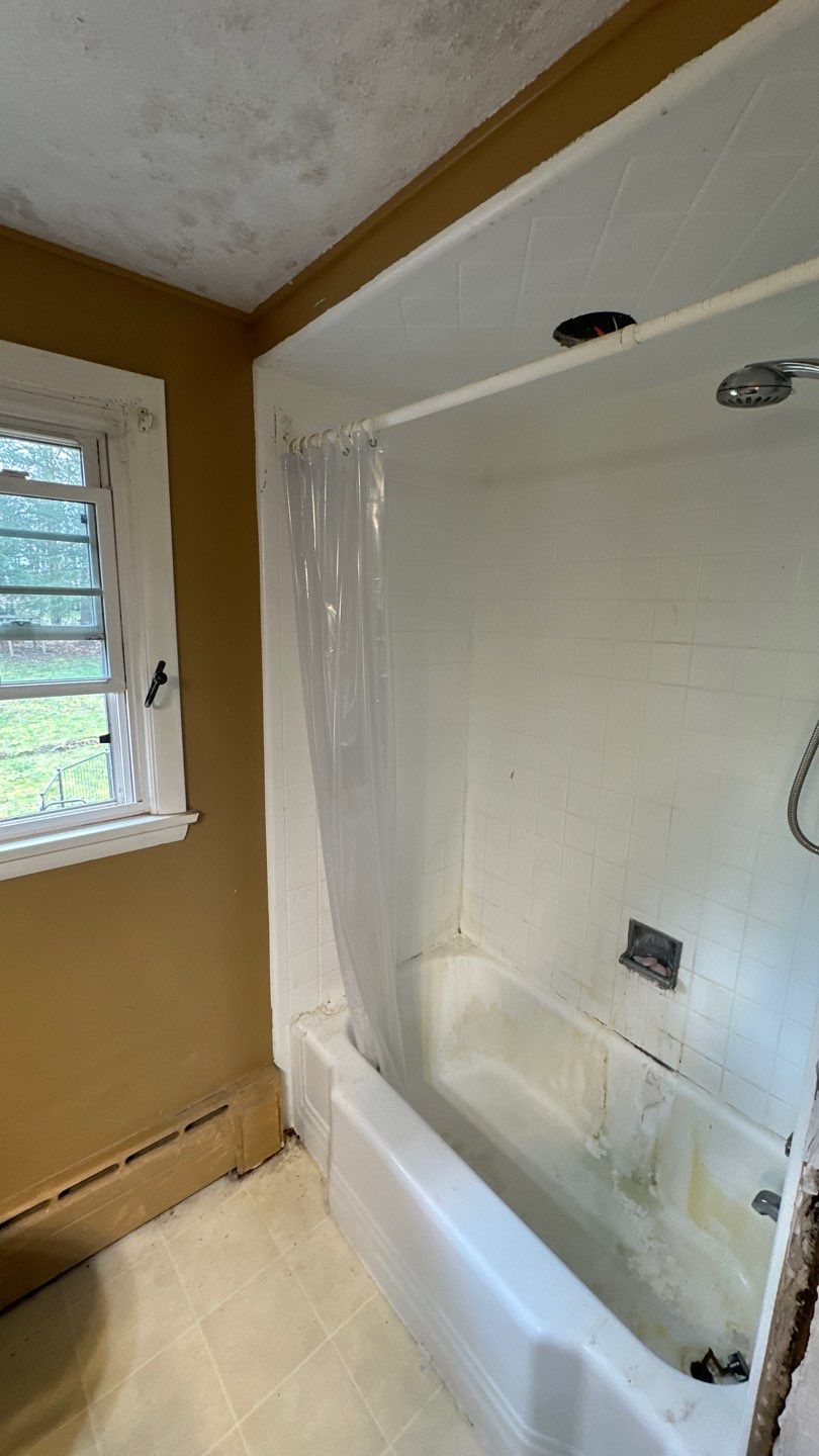 Tub to Walk-In Shower Installation in East Hampton, CT  by Yankee Home Improvement