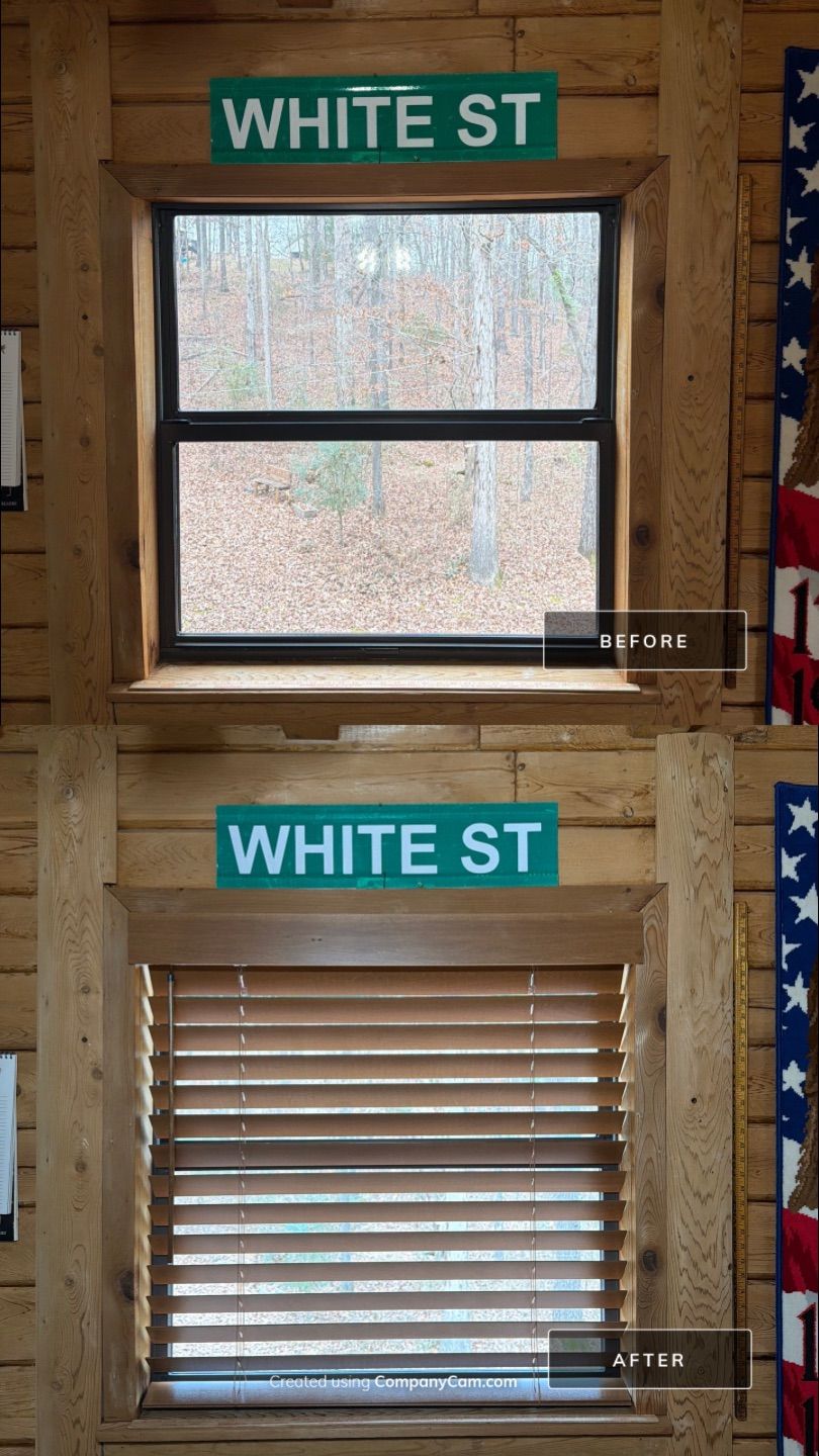 Project in Alexandria by Grizzly Window Treatments