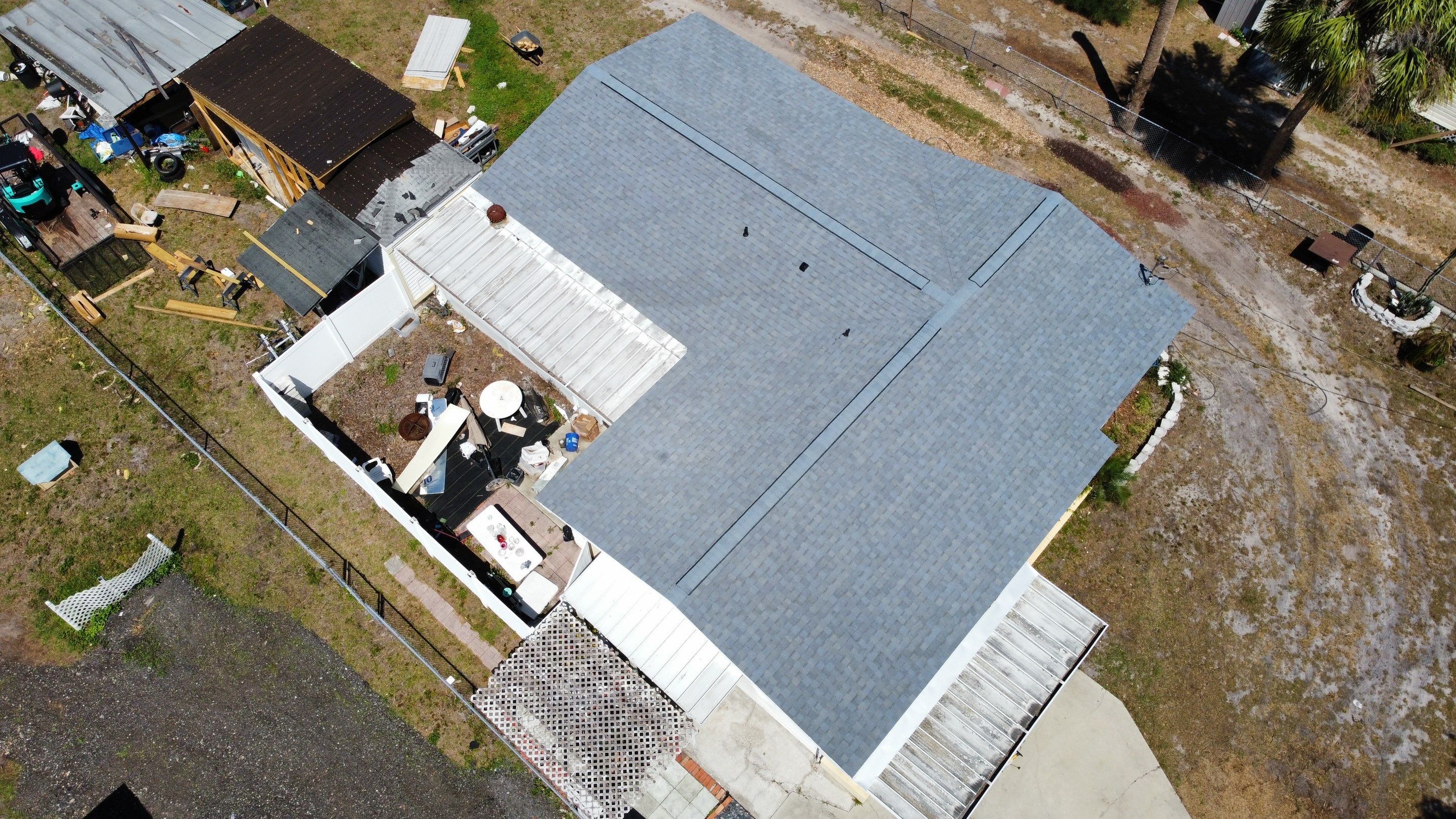Roof replacement in Gibsonton, FL. by Steadfast Roofing