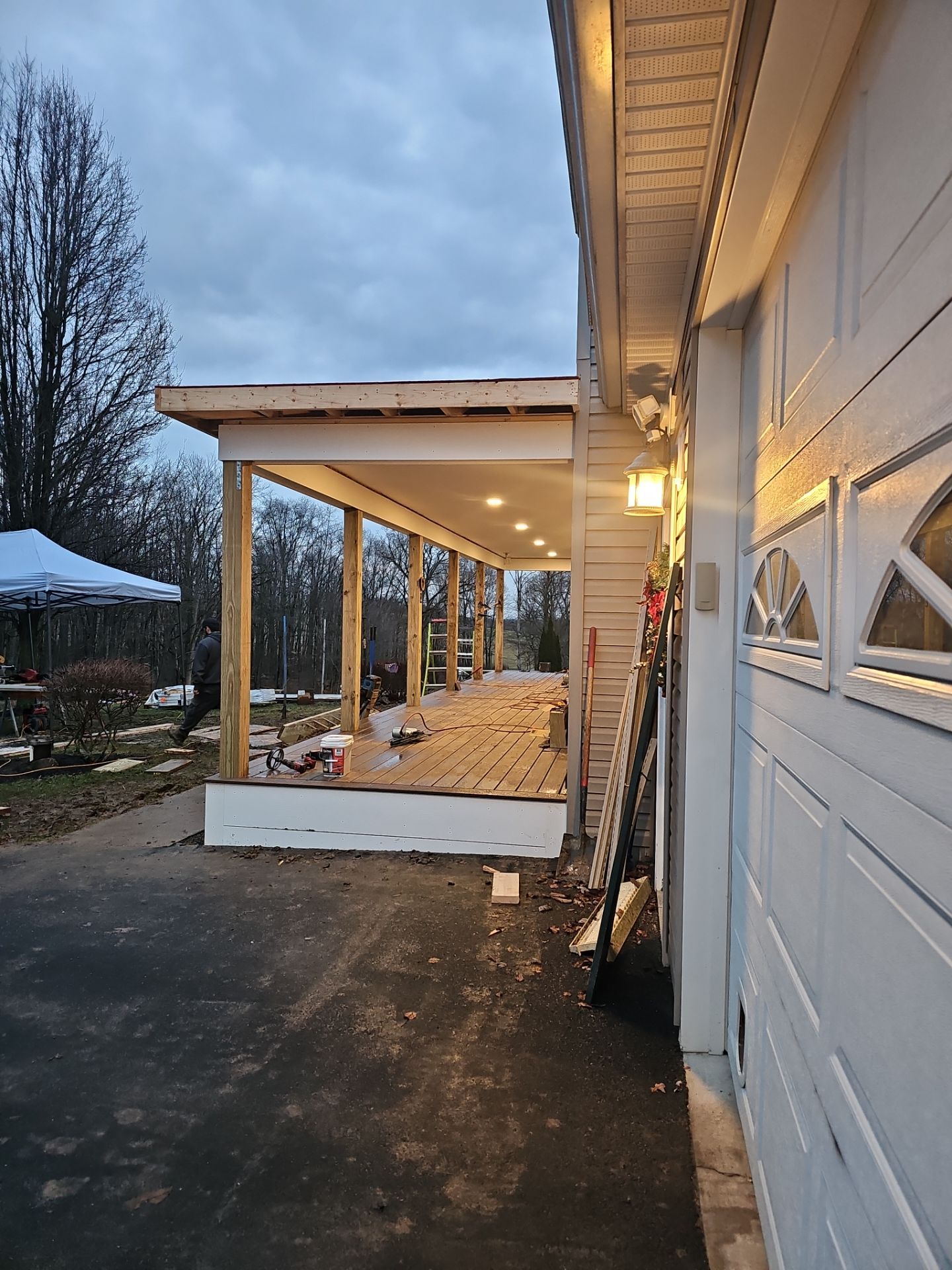 Porch by Cousins Roofing Siding & Decks