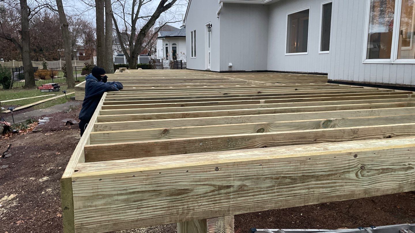 New Deck with Porch In Marlboro by deck guardian