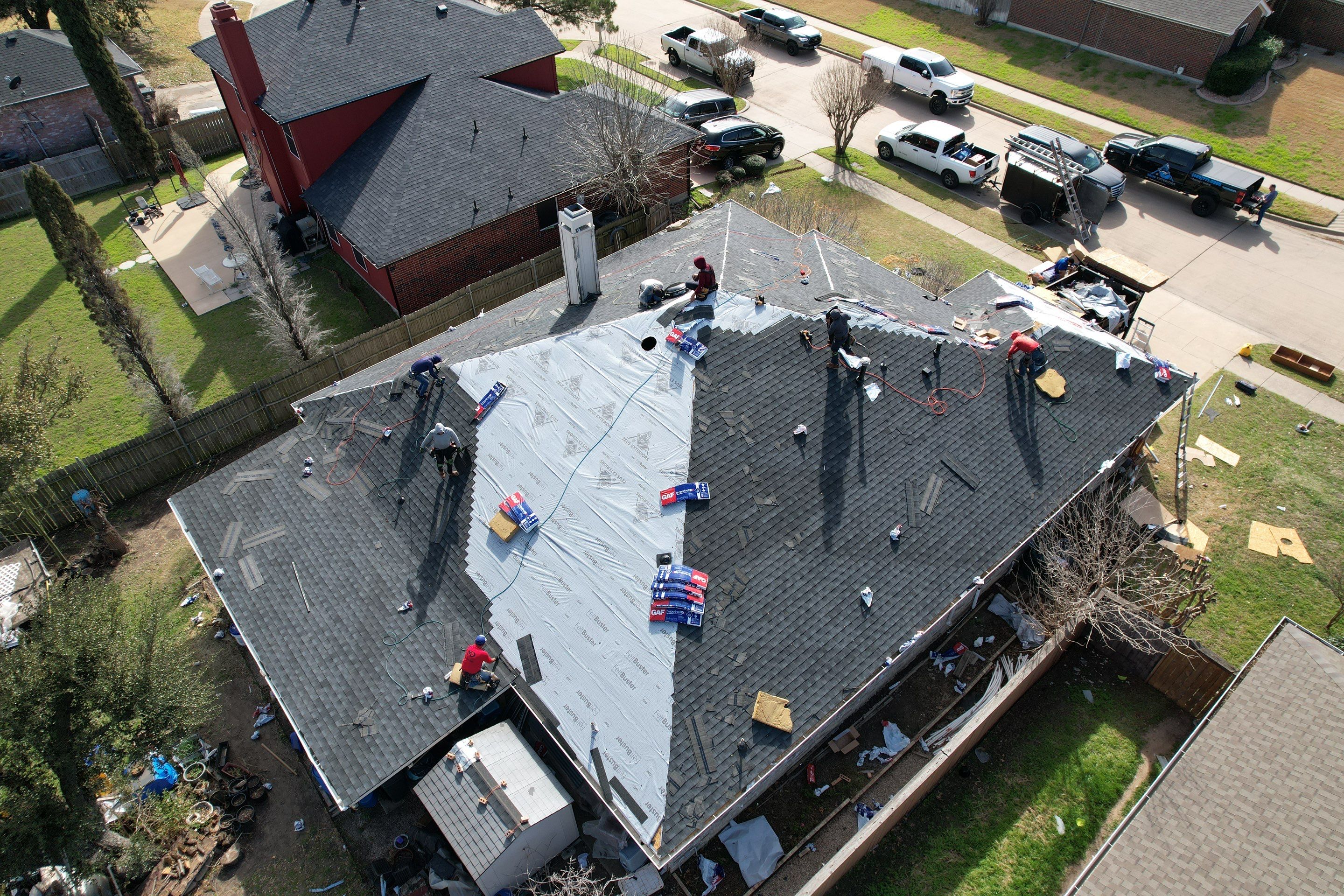 Project in Arlington  by Zeus Exteriors