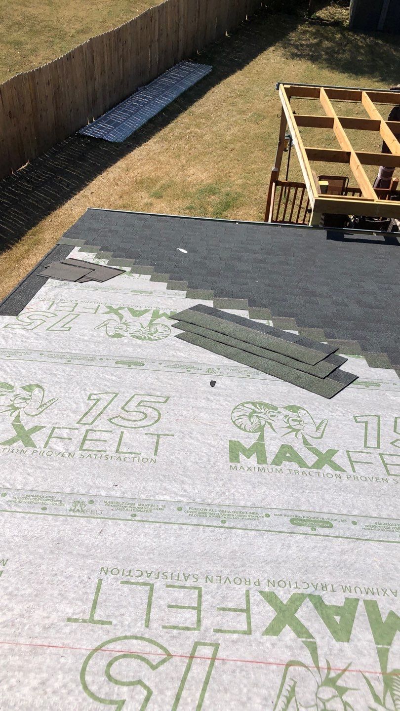 Residential Roofing Installation using GAF Natural Shadow  by A & H Roofing and Contracting