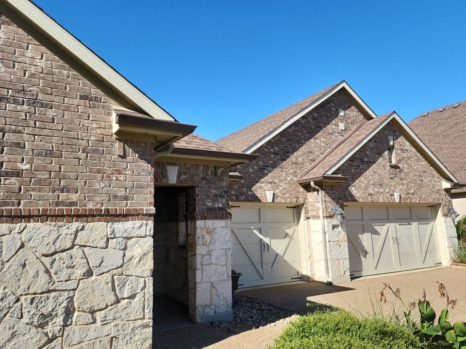 Insurance Claim Roof and Gutters using GAF Timberline HD Barkwood by Tex-Line Roofing
