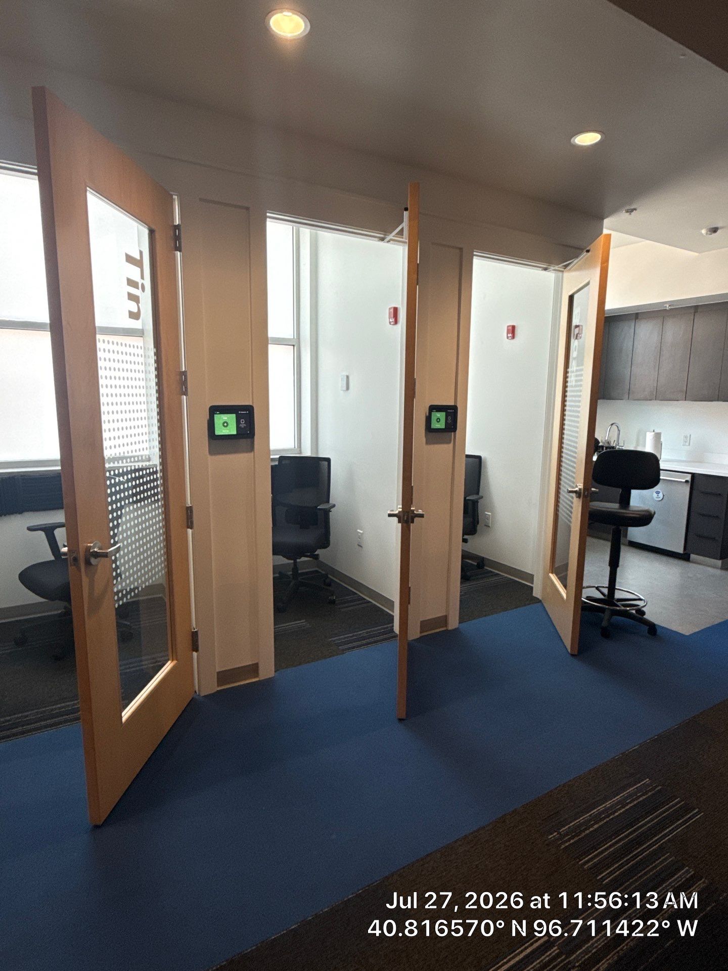 Commercial Office Renovation Featuring Custom Acoustic Ceilings in Lincoln by CompanyCam Sales Demo