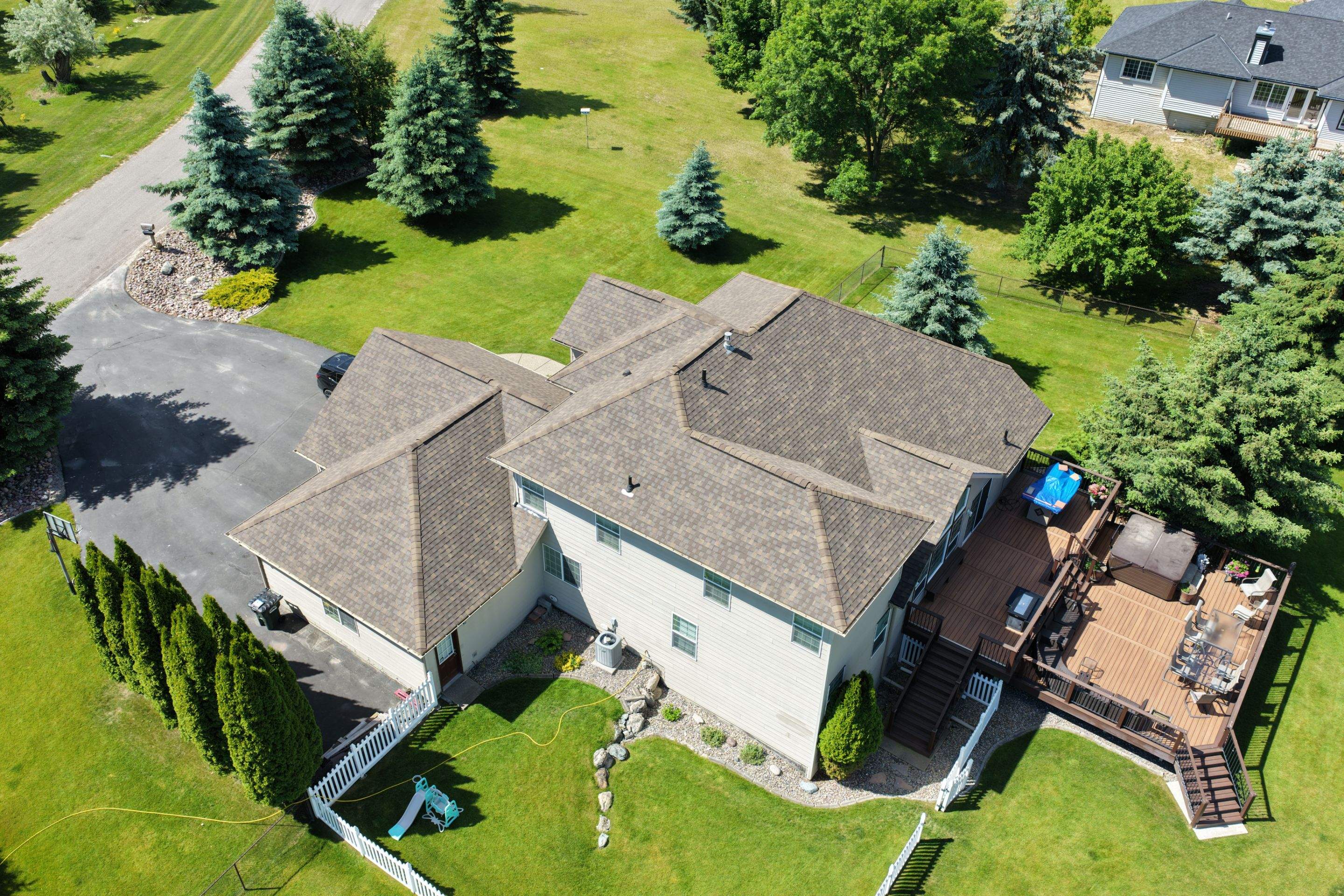 Roof Replacement using GAF Timberline HDZ - Chestnut Valley by Montana Roofing Solutions