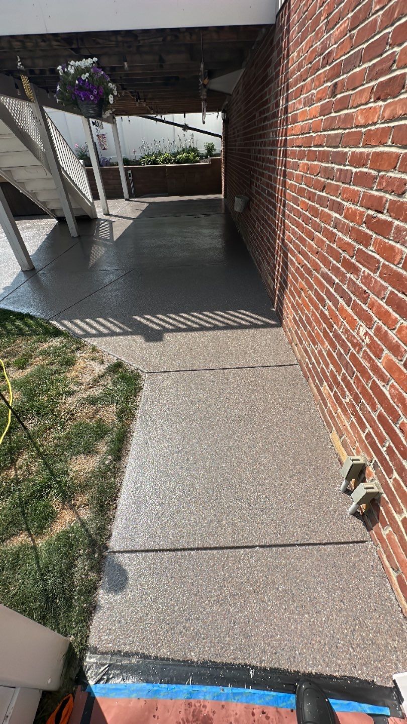 Large Patio Project in Imperial by Floors in a Day, Inc