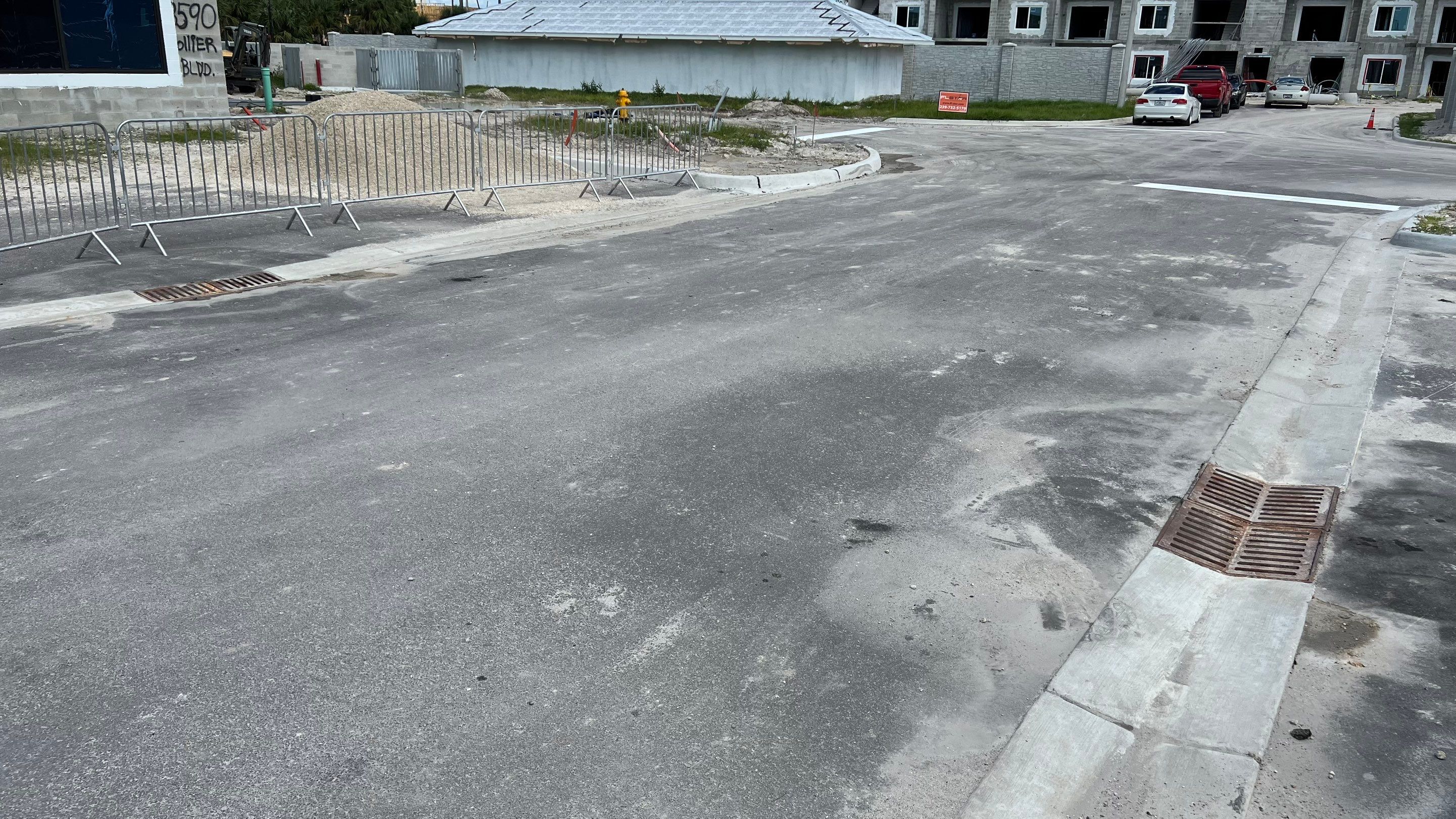 New Construction Storm Drain System Cleaning by APS Power & Water
