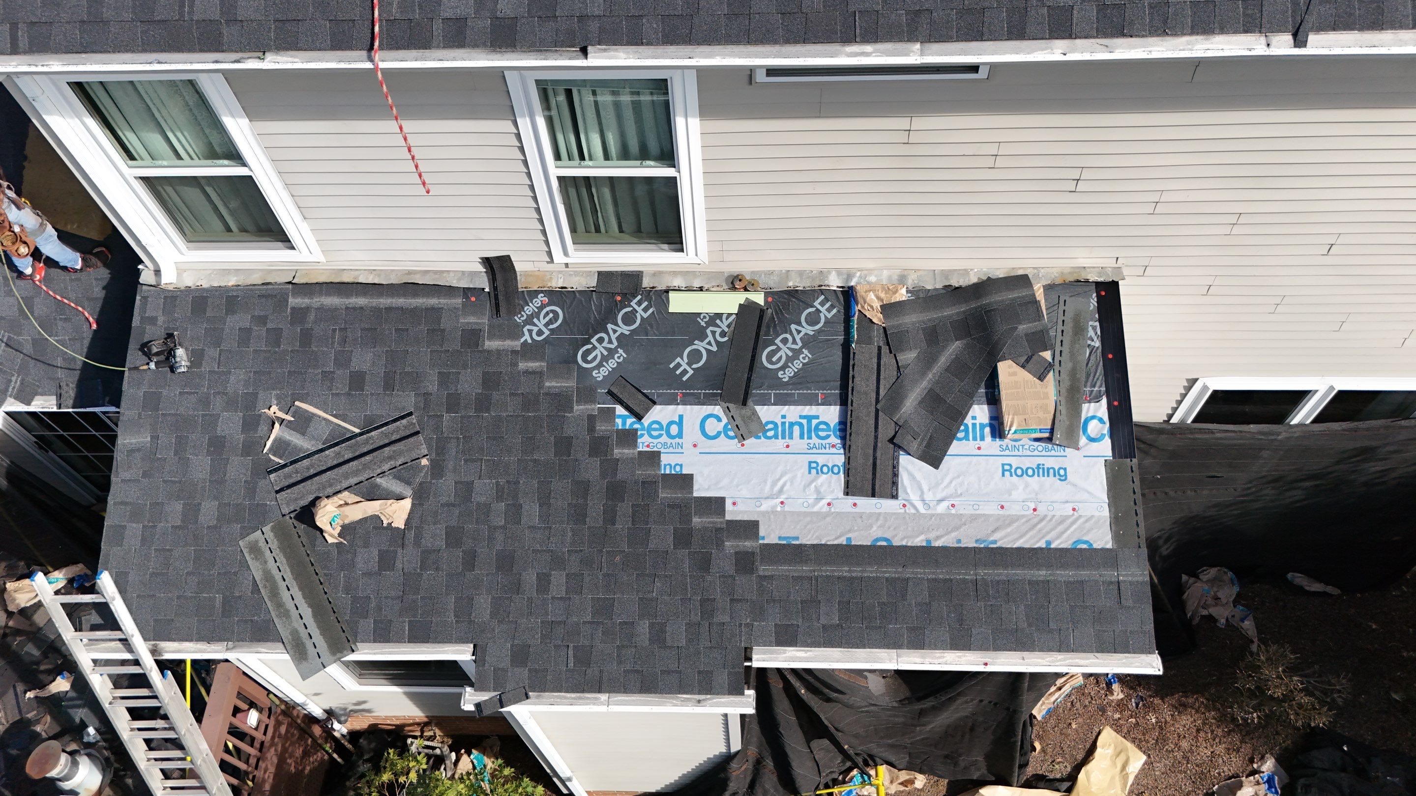 Charcoal Black Re-Roof by Royal House LLC