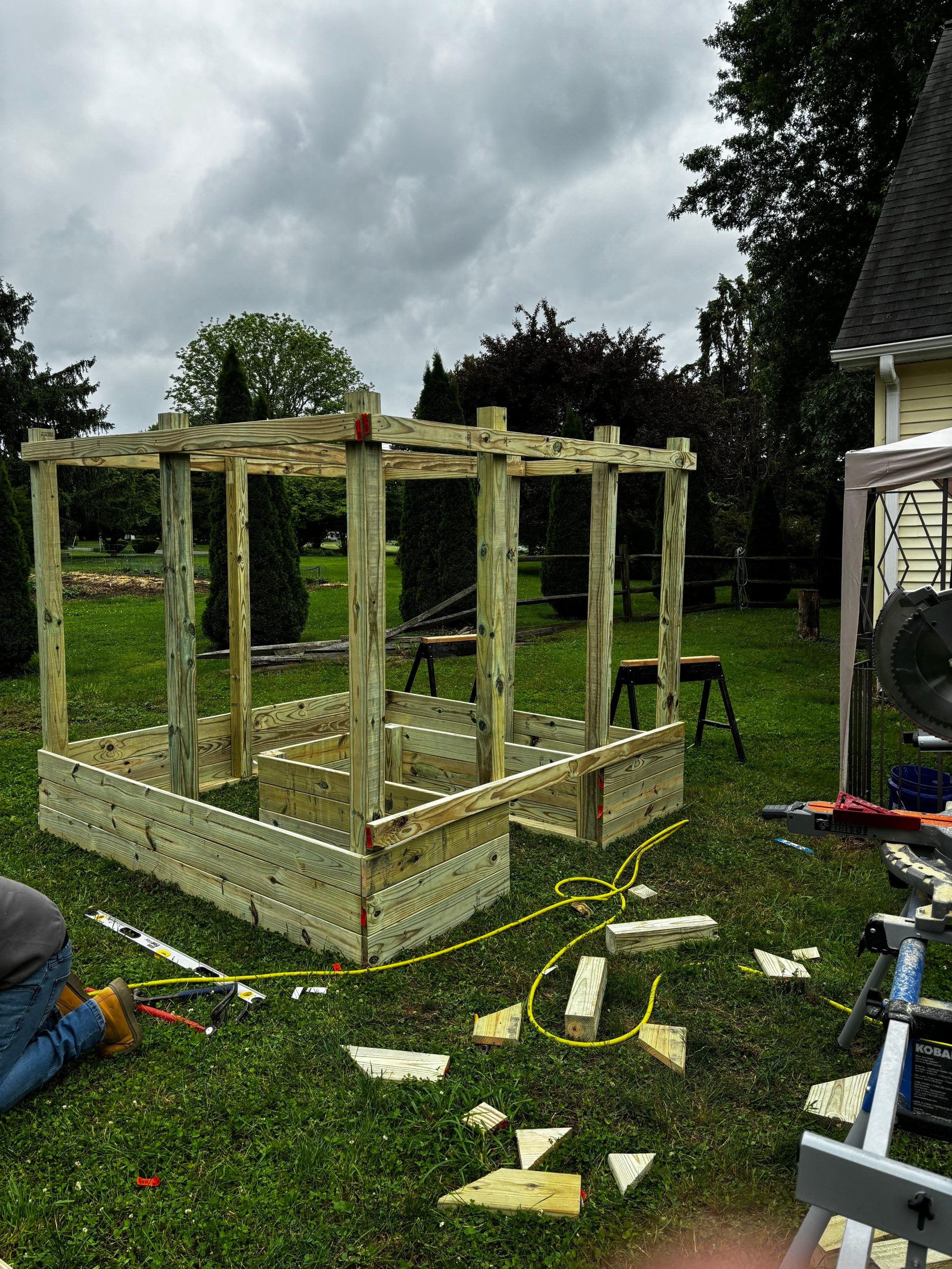 Garden build out by Laser Focused Solutions LLC