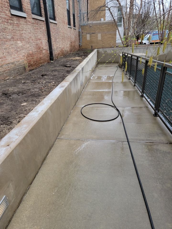 Graffiti removal  using Graffiti remover by Northern Power Washing LLC.