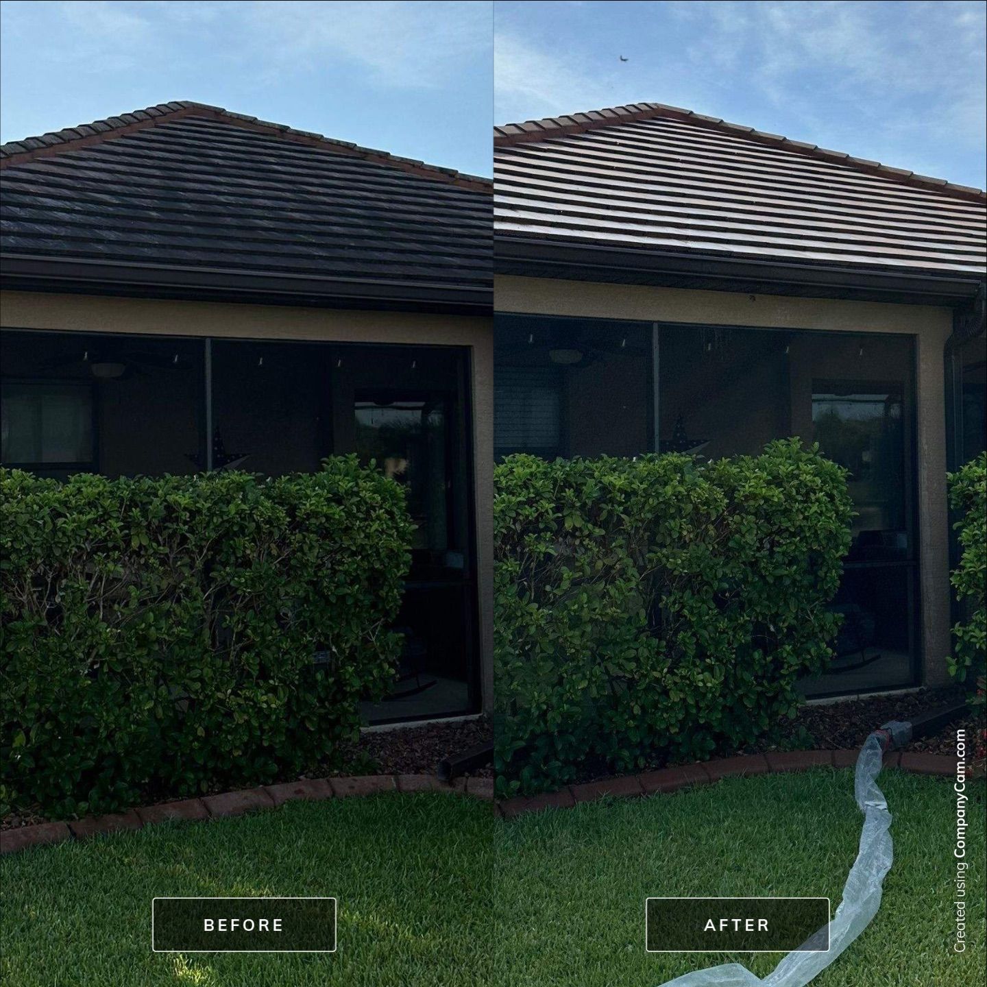 🏡 Tile Roof Cleaning – Gamble Creek Estates, Parrish, FL by Sunshine AquaWash