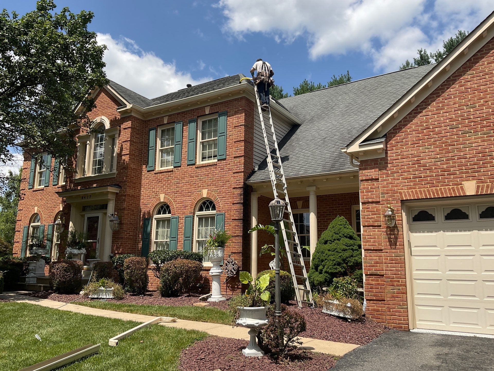 New Gutters, New Floor, New steps, New Paint job by Alpha Design Services