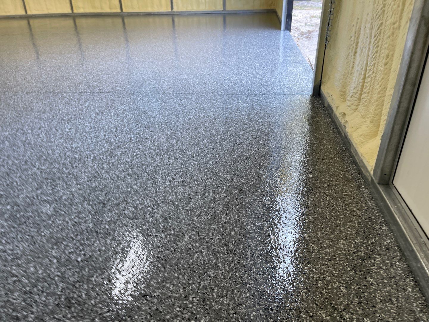 Metal Building/Kennel in Williston, FL in Smoke by Cross Creek Concrete Coatings
