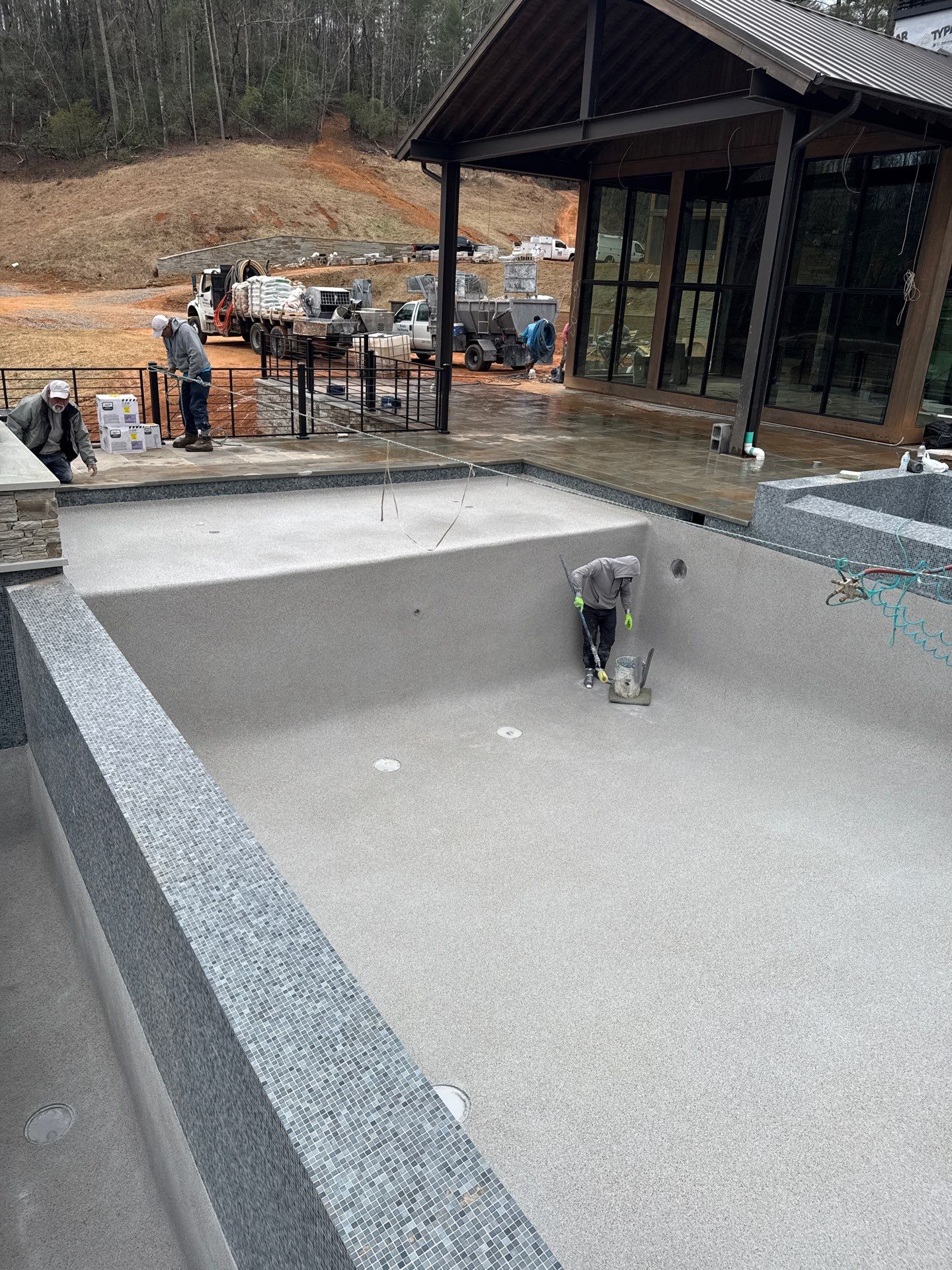 DS Line - Gray Harbor by Olympic Pool Plastering