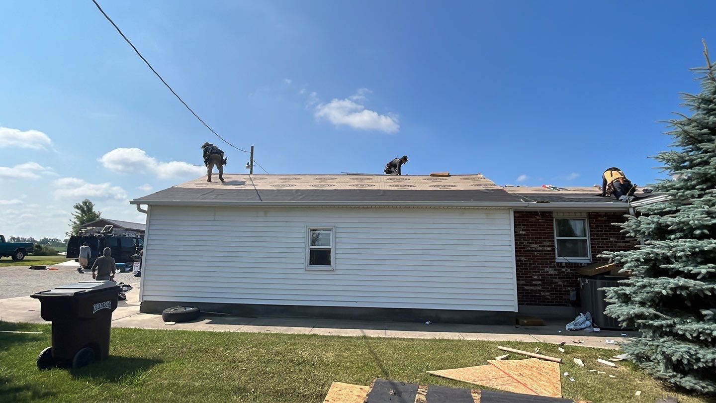 Residential Roofing Installation using GAF Timberline HDZ Charcoal by Nitro Roofing and Construction