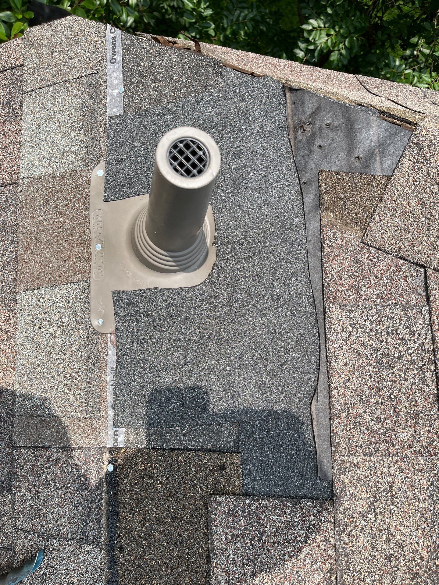 Hail Damage using Owen's Corning Duration (Lifetime) Shingles by Roof Repair Company
