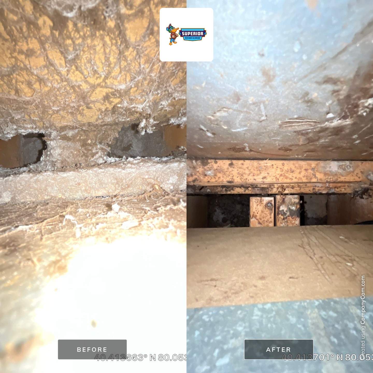 Air Duct Cleaning With a Vacuum Truck in Pittsburgh, PA by Superior Air Duct Cleaning