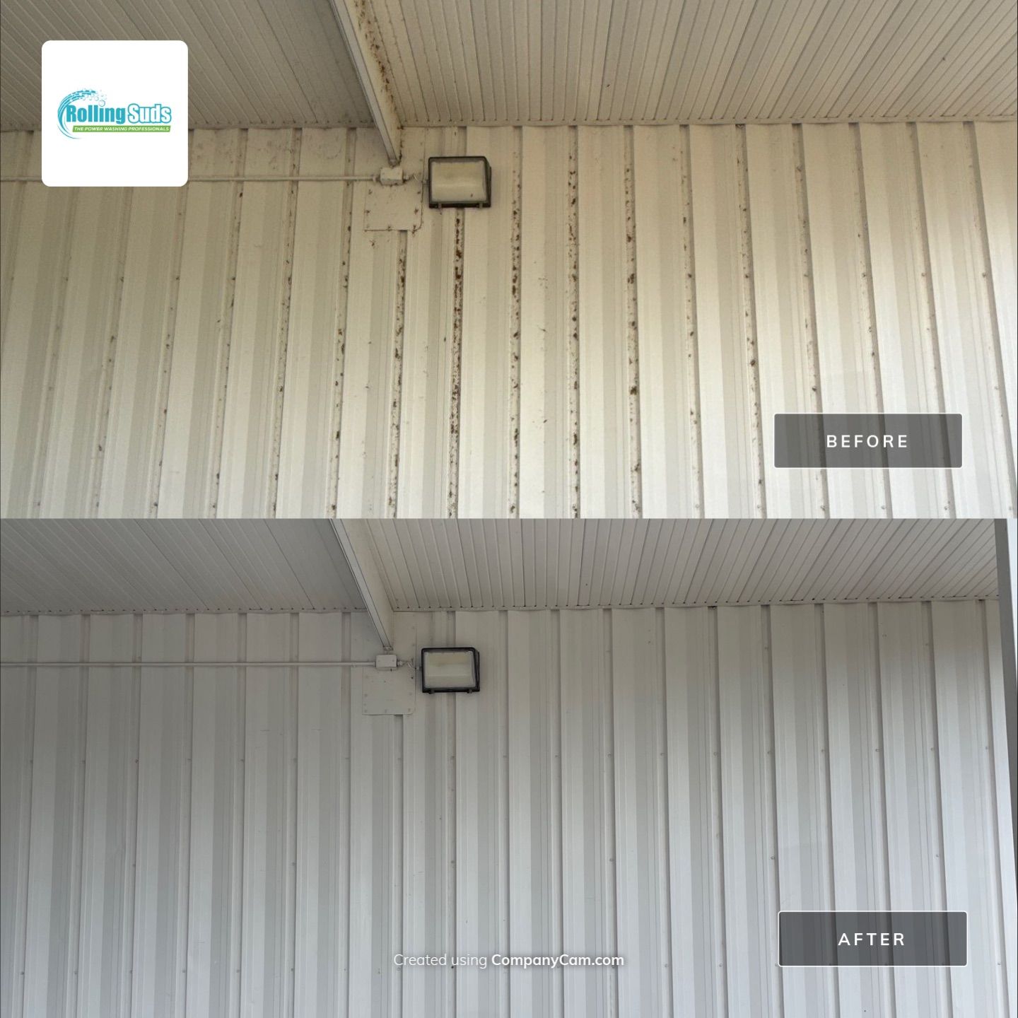 Commercial Warehouse Softwash — Eau Gallie, FL by Rolling Suds of Melbourne - Palm Bay