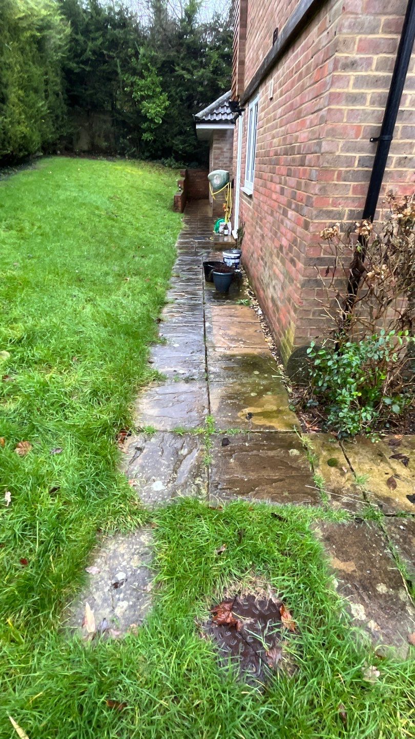 Roof and Patio Cleaning using Honda 15lpm Low Pressure Washing Machine by Ges Exterior Cleaning ltd