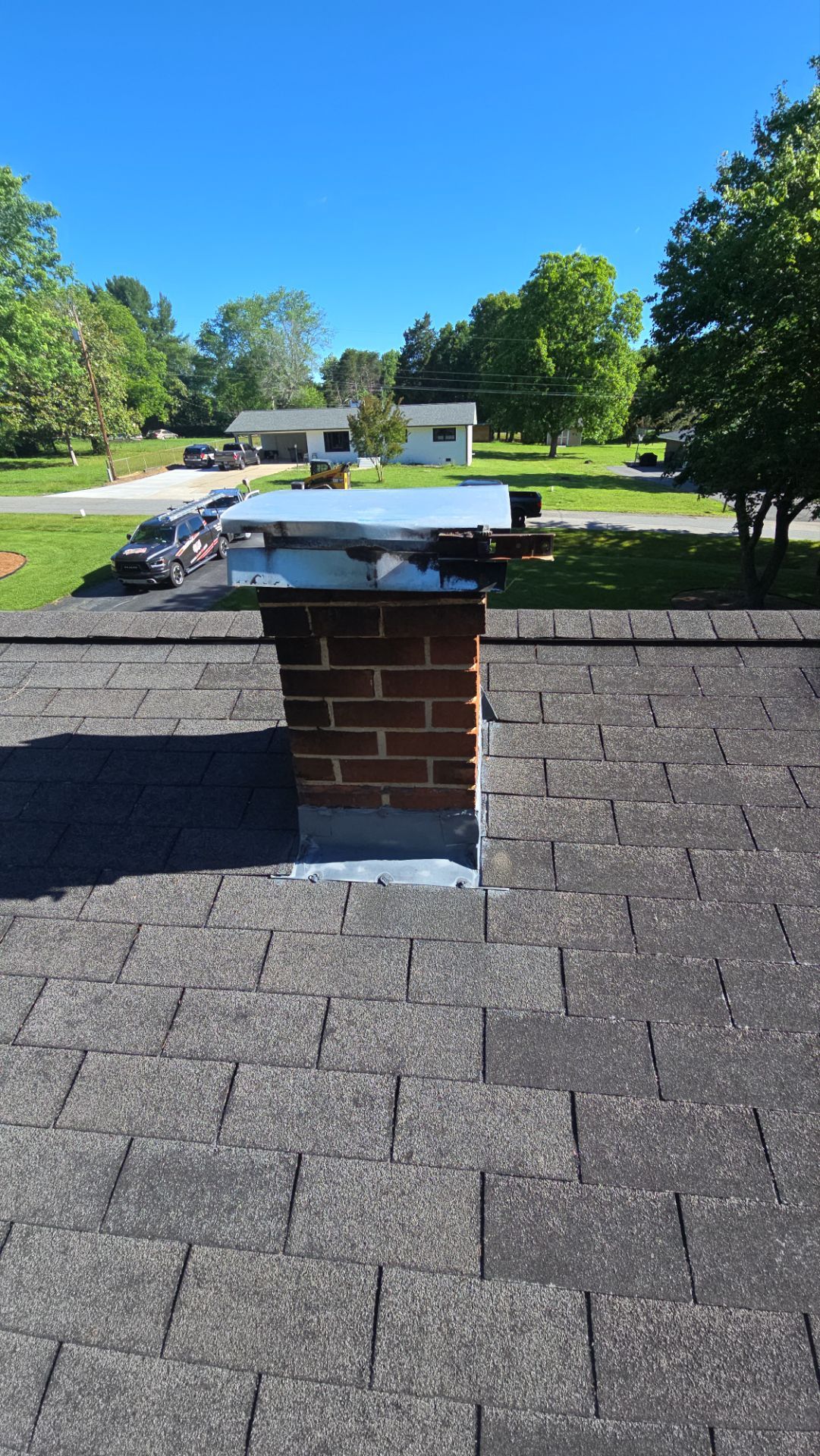 Roof and gutter replacement by hail and wind damage by Just Brilliant Restoration JBR